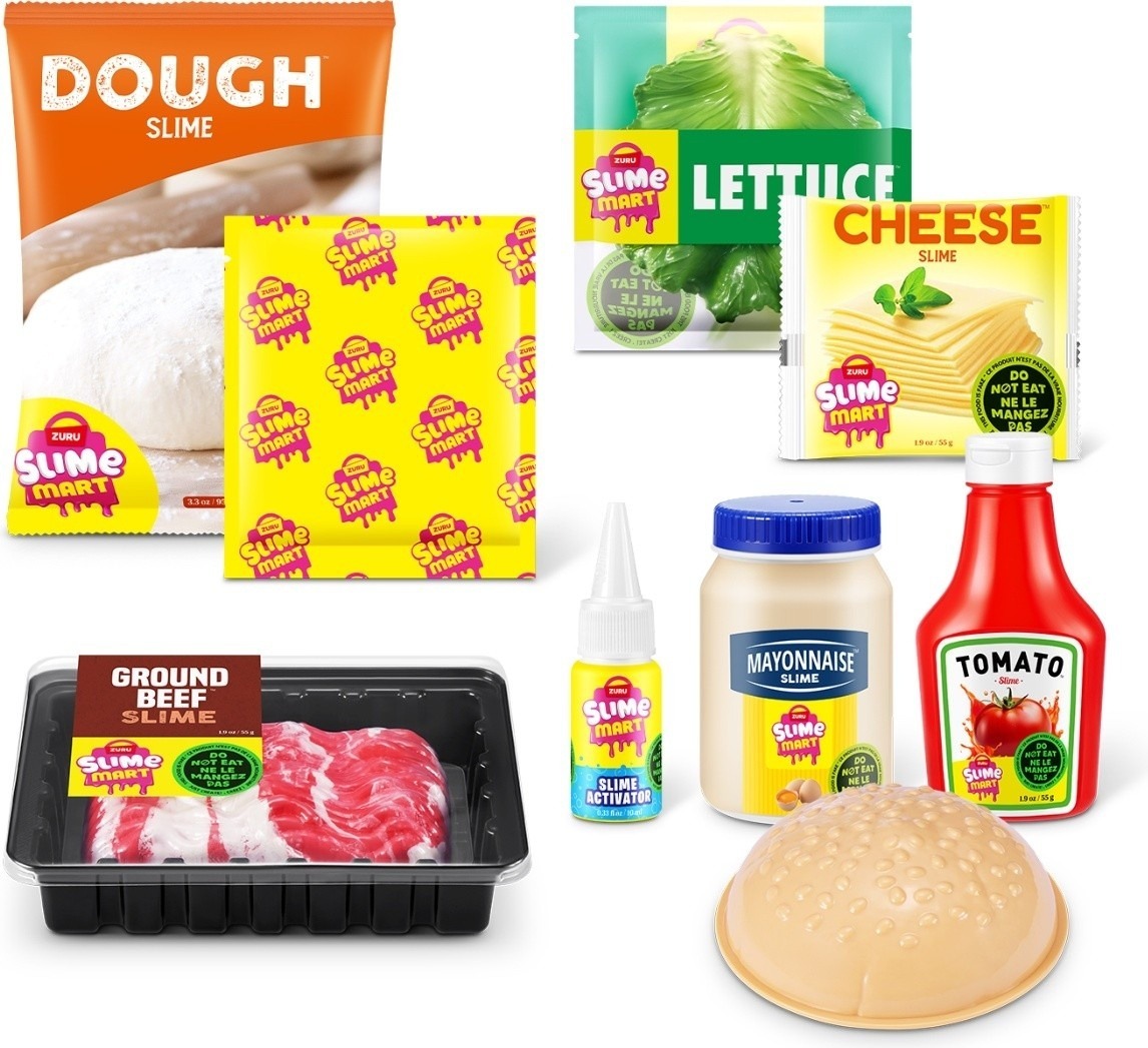 Набор игровой со слаймами Slime Mart серии Shopping Basket – Бургер (15905A) фото2