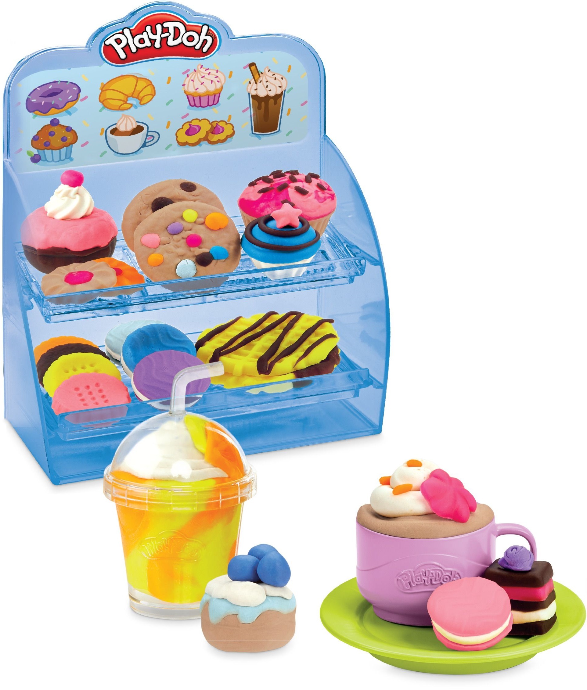 Набір для творчості Play-Doh з пластиліном Різнокольорове кафе (F5836)фото