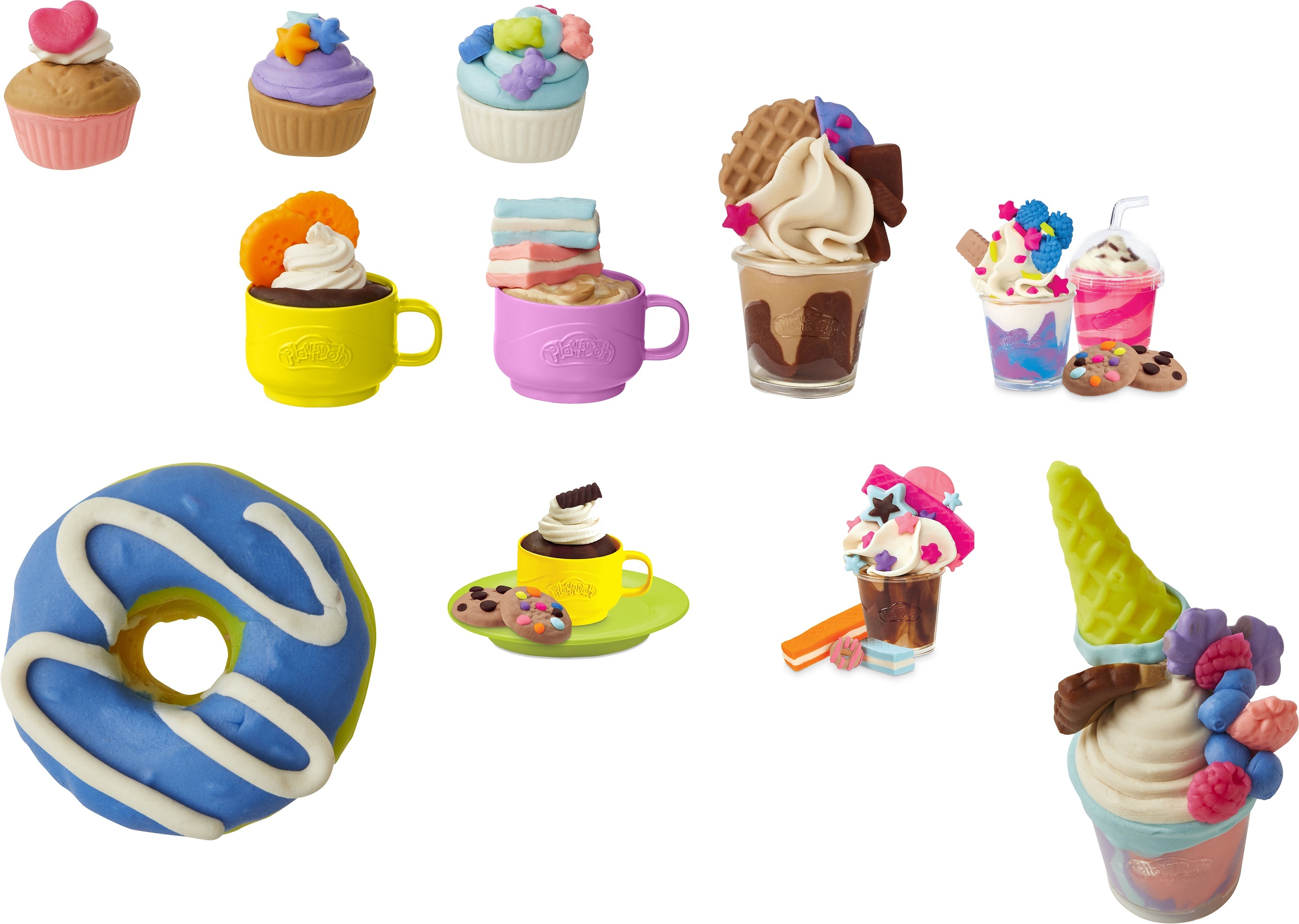 Набір для творчості Play-Doh з пластиліном Різнокольорове кафе (F5836)фото