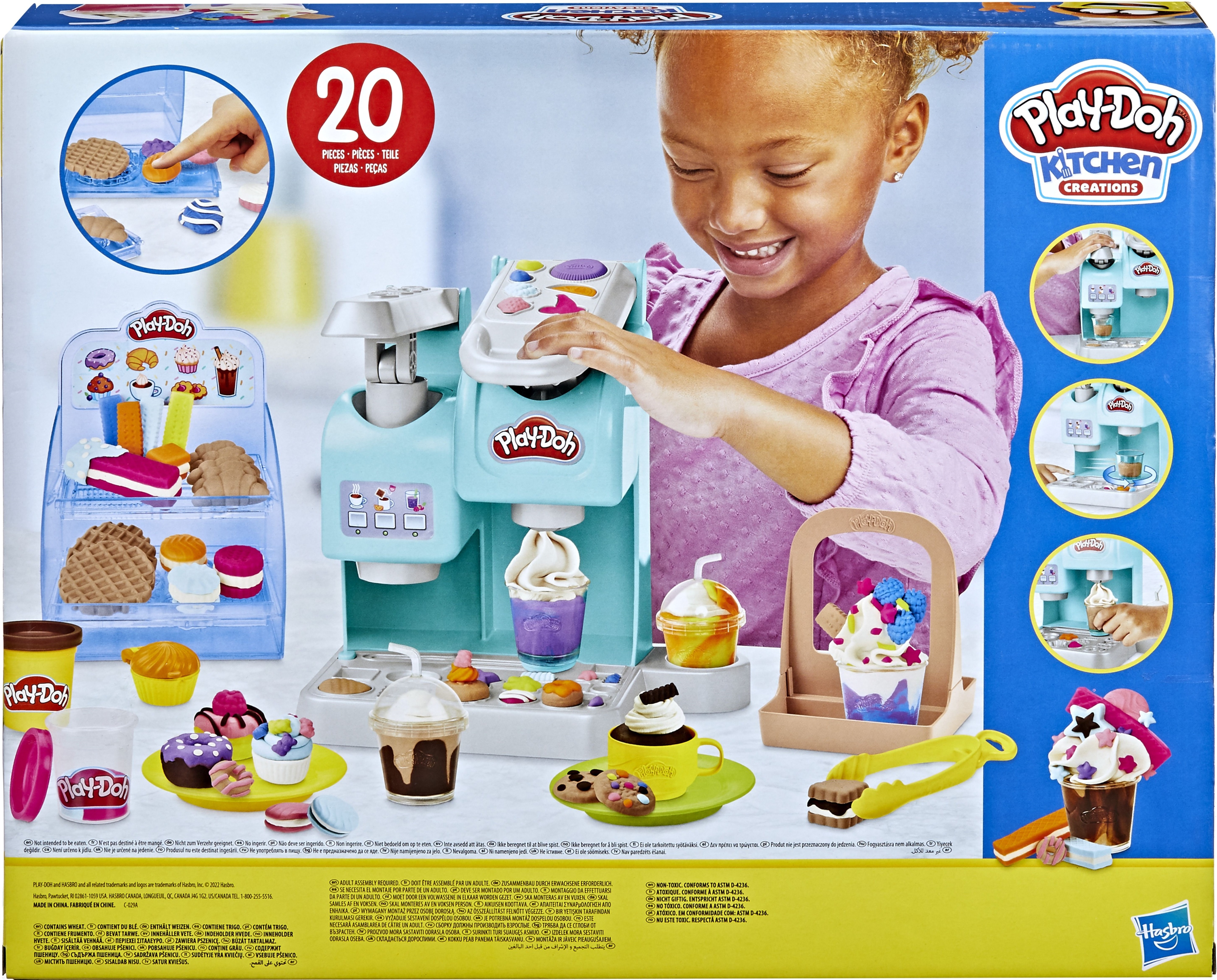 Набір для творчості Play-Doh з пластиліном Різнокольорове кафе (F5836)фото