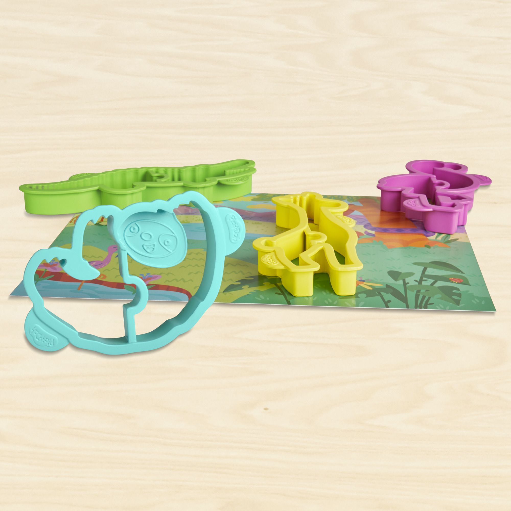 Набор для творчества Play-Doh с массой для лепки Сафари (F7213) фото 4