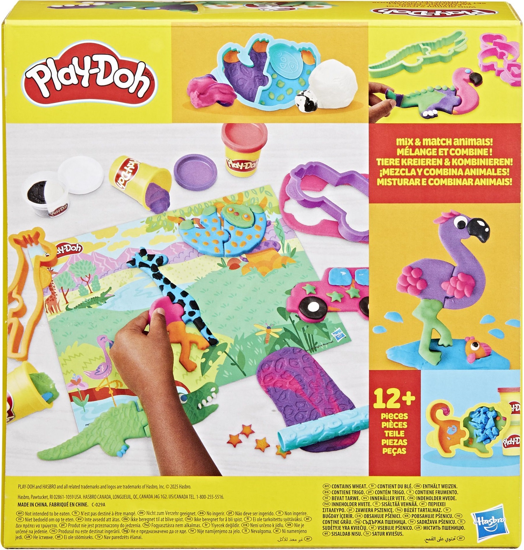 Набор для творчества Play-Doh с массой для лепки Сафари (F7213) фото 3