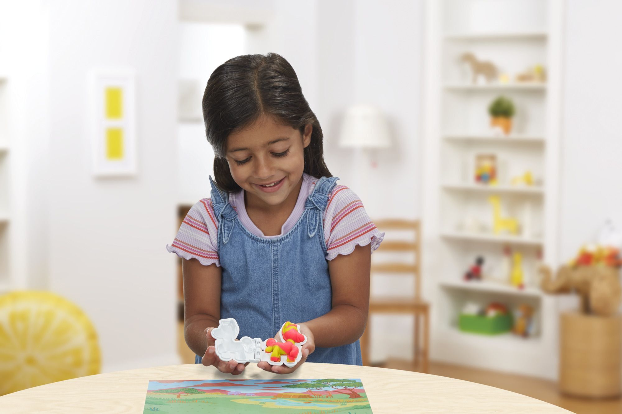 Набор для творчества Play-Doh с массой для лепки Лев и друзья (F7221) фото 12