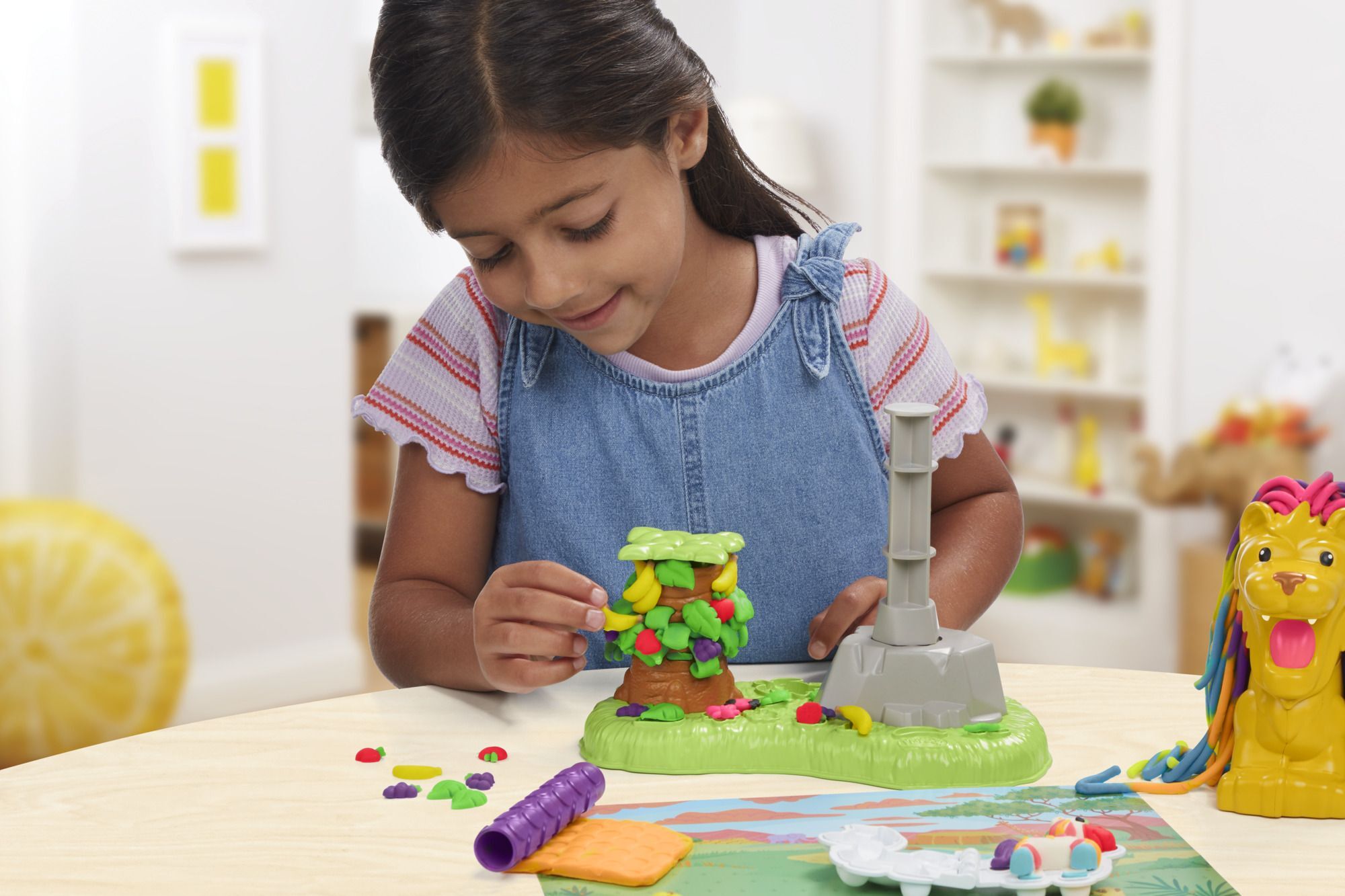 Набор для творчества Play-Doh с массой для лепки Лев и друзья (F7221) фото 8