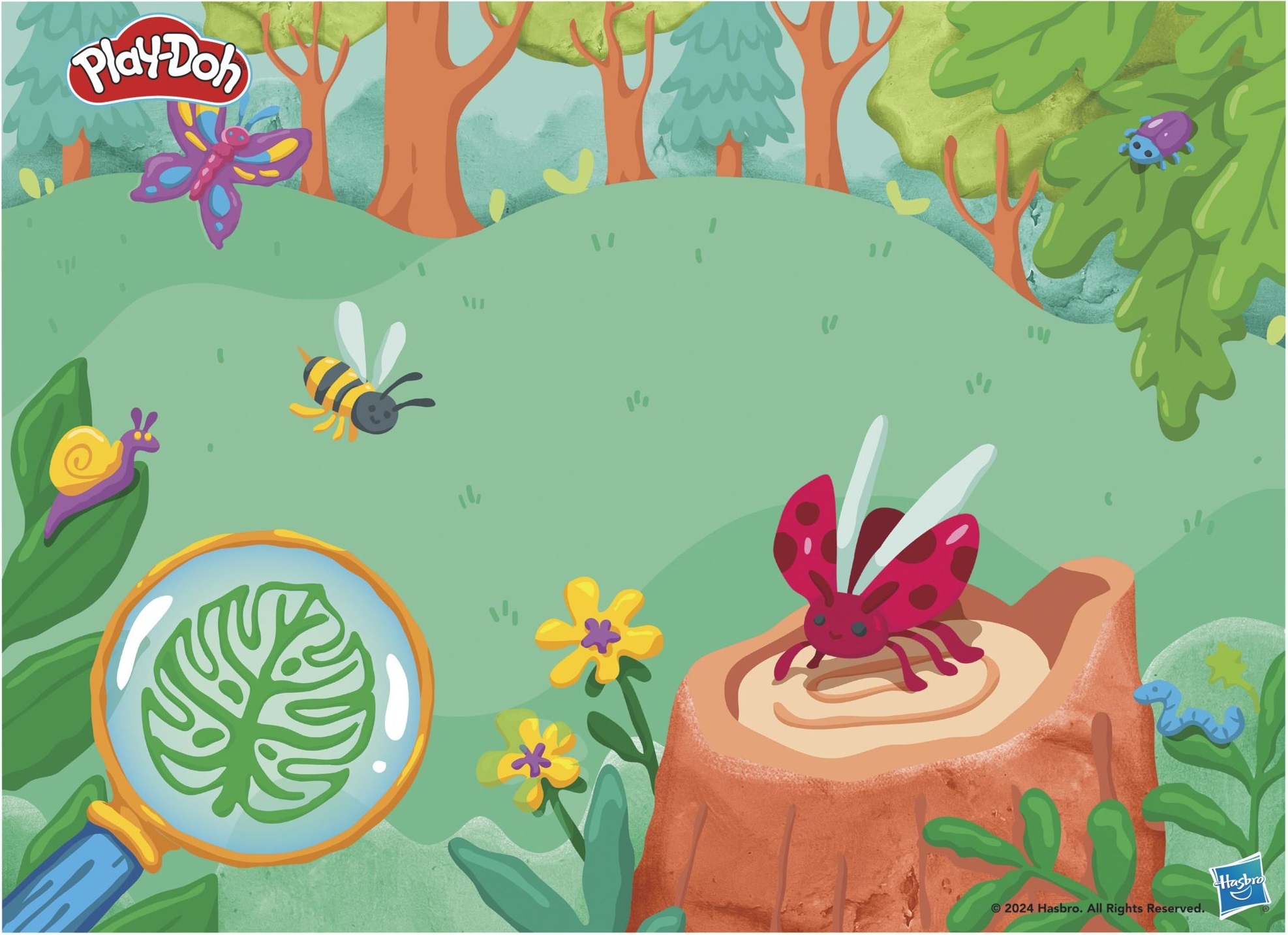 Набор для творчества Play-Doh с массой для лепки Микроскоп (G0494) фото 