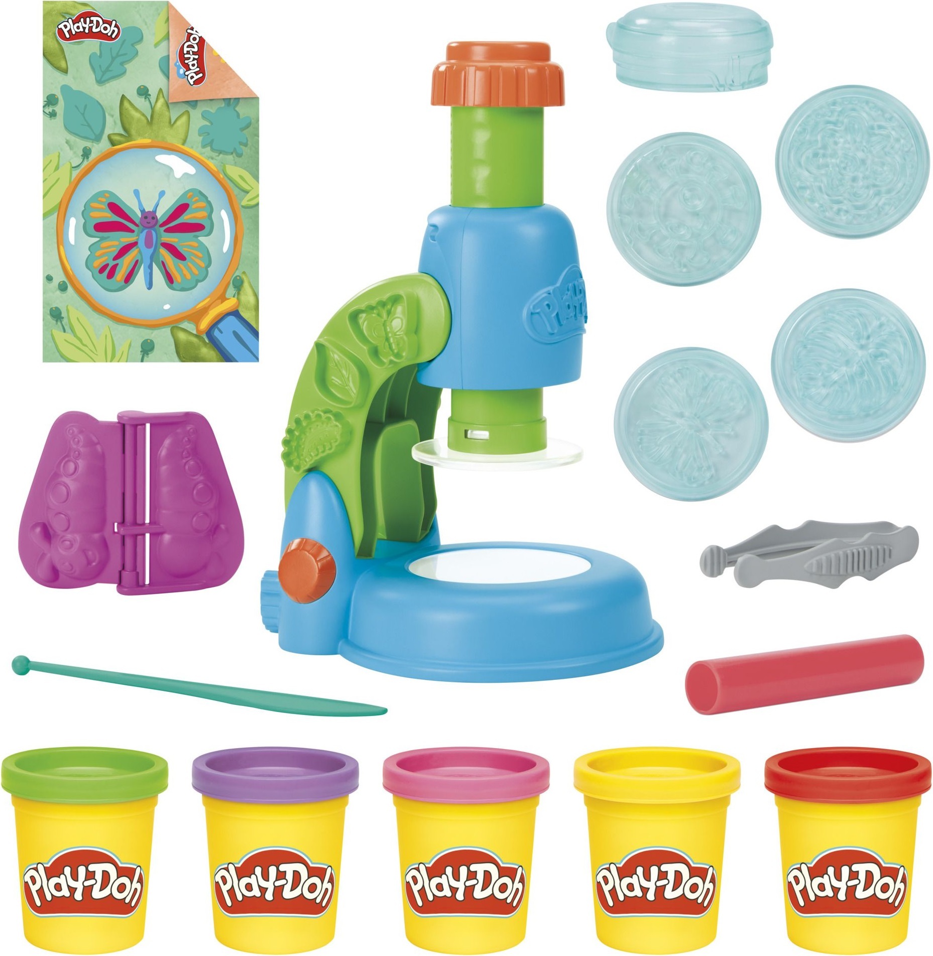 Набор для творчества Play-Doh с массой для лепки Микроскоп (G0494) фото 