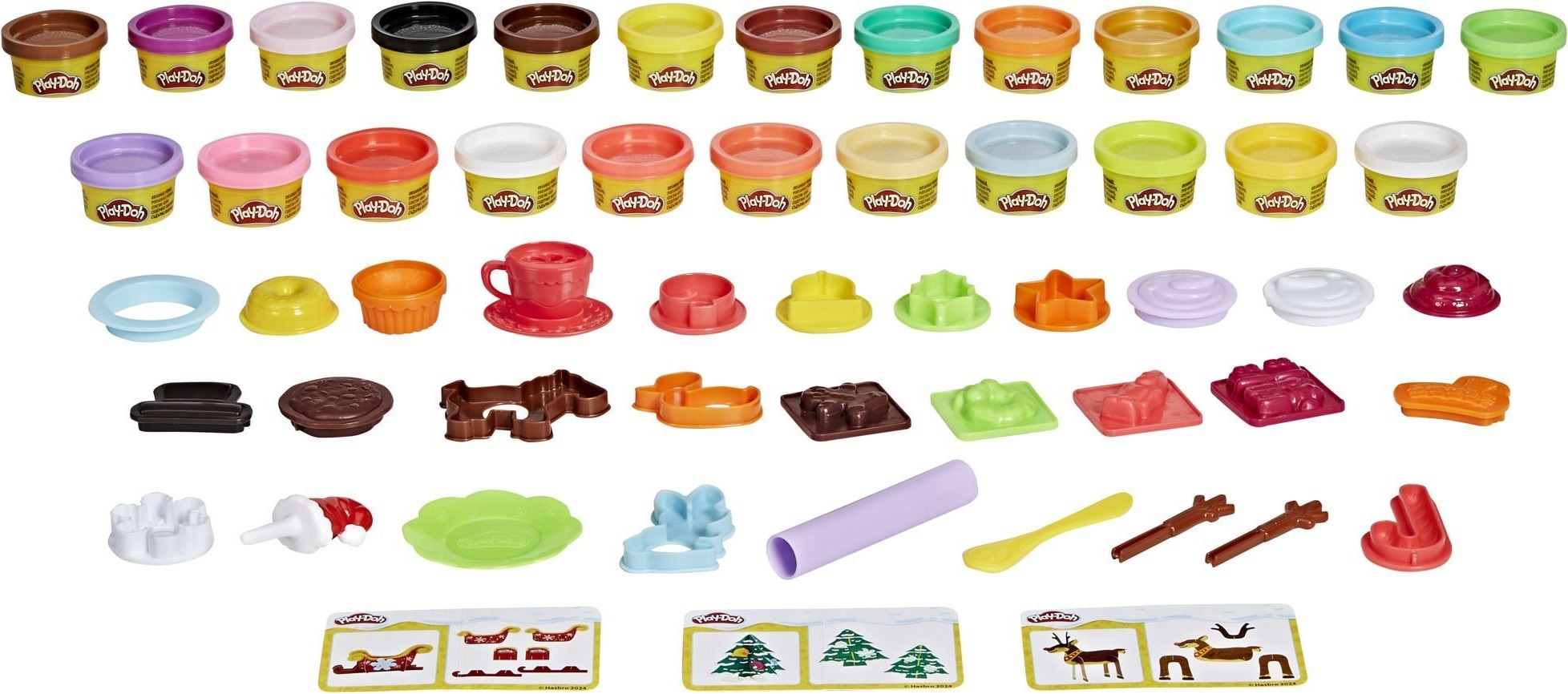Набір для творчості Play-Doh з масою для ліплення Адвент календар (G0501)фото