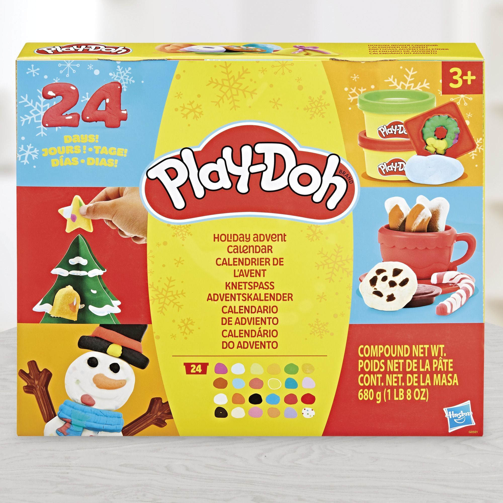 Набір для творчості Play-Doh з масою для ліплення Адвент календар (G0501)фото