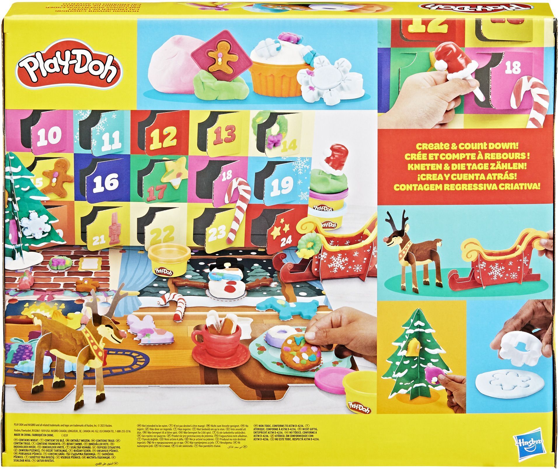 Набір для творчості Play-Doh з масою для ліплення Адвент календар (G0501)фото