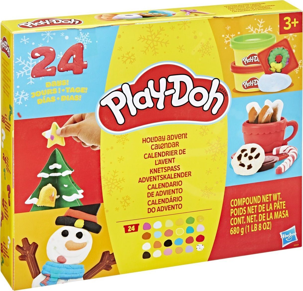 Набір для творчості Play-Doh з масою для ліплення Адвент календар (G0501)фото