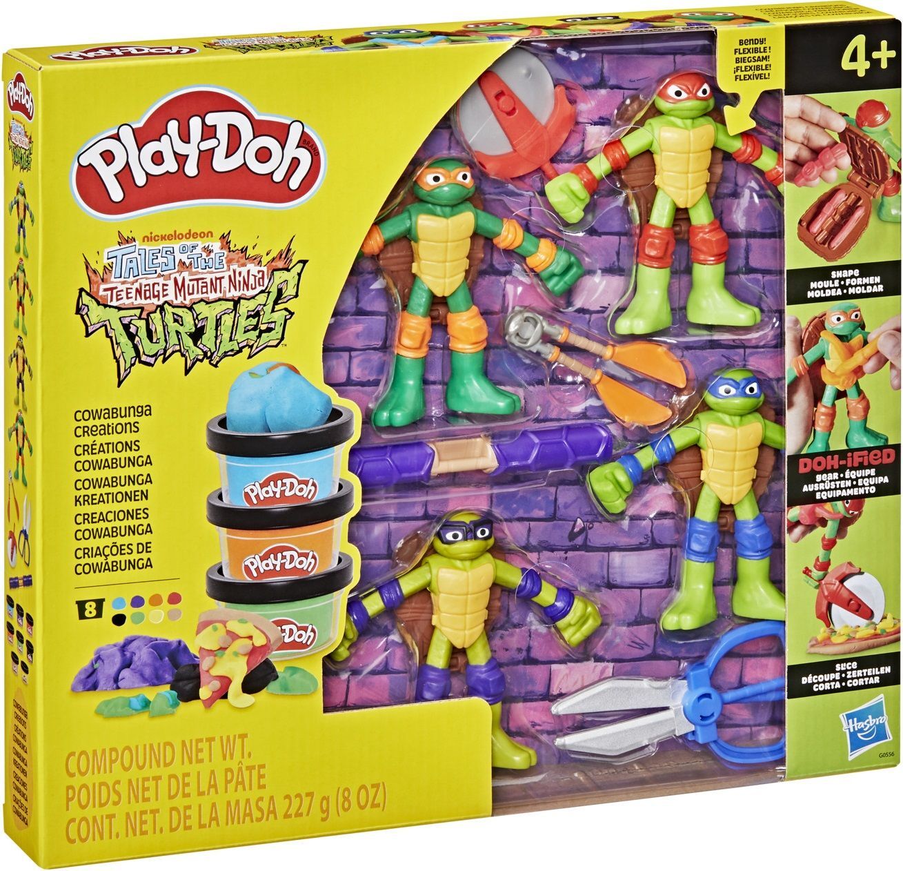 Набор для творчества Play-Doh с массой для лепки Черепашки-ниндзя: Ковабунга (G0556) фото 