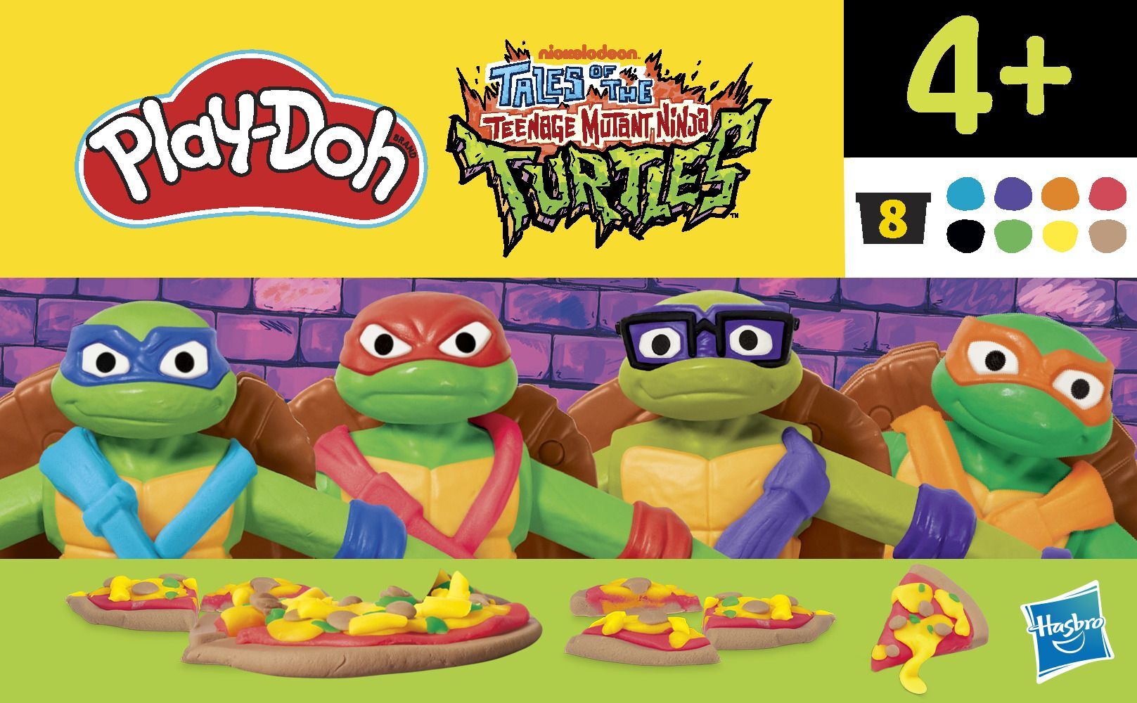 Набор для творчества Play-Doh с массой для лепки Черепашки-ниндзя: Ковабунга (G0556) фото 