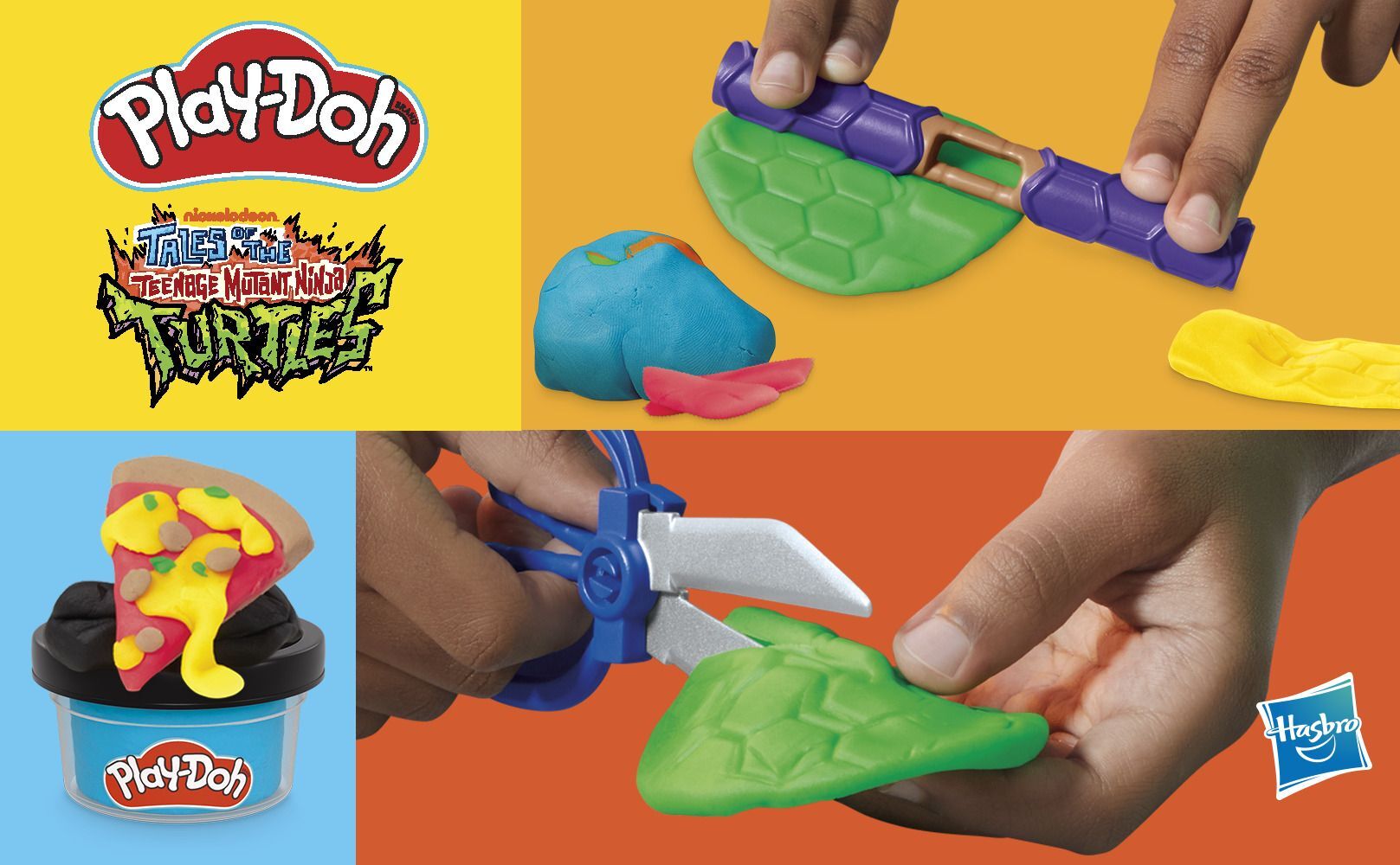 Набор для творчества Play-Doh с массой для лепки Черепашки-ниндзя: Ковабунга (G0556) фото 