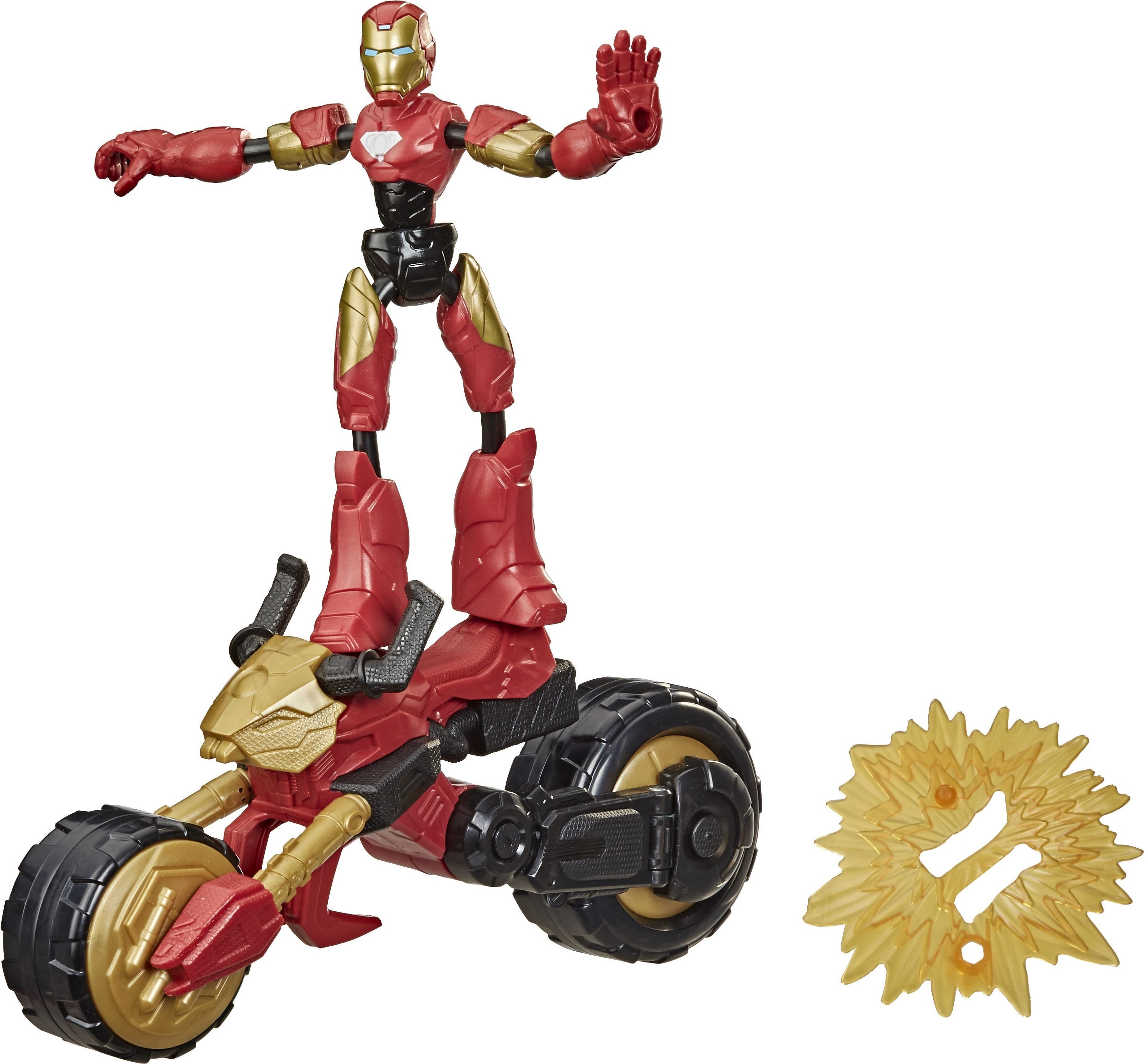 Фігурка Залізної Marvel Avengers, з аксесуаром, серія Бенді (F0244)фото2