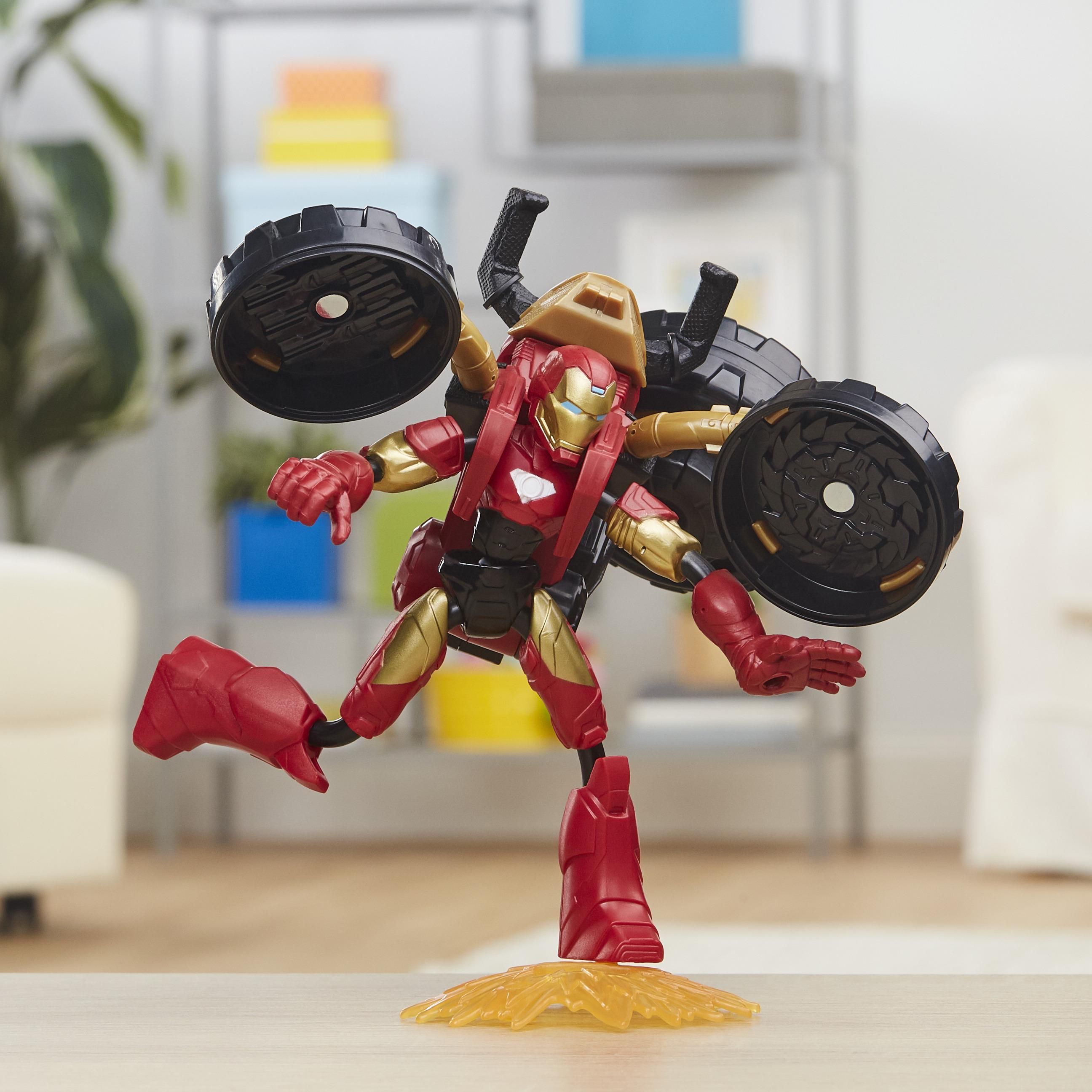 Фігурка Залізної Marvel Avengers, з аксесуаром, серія Бенді (F0244)фото9