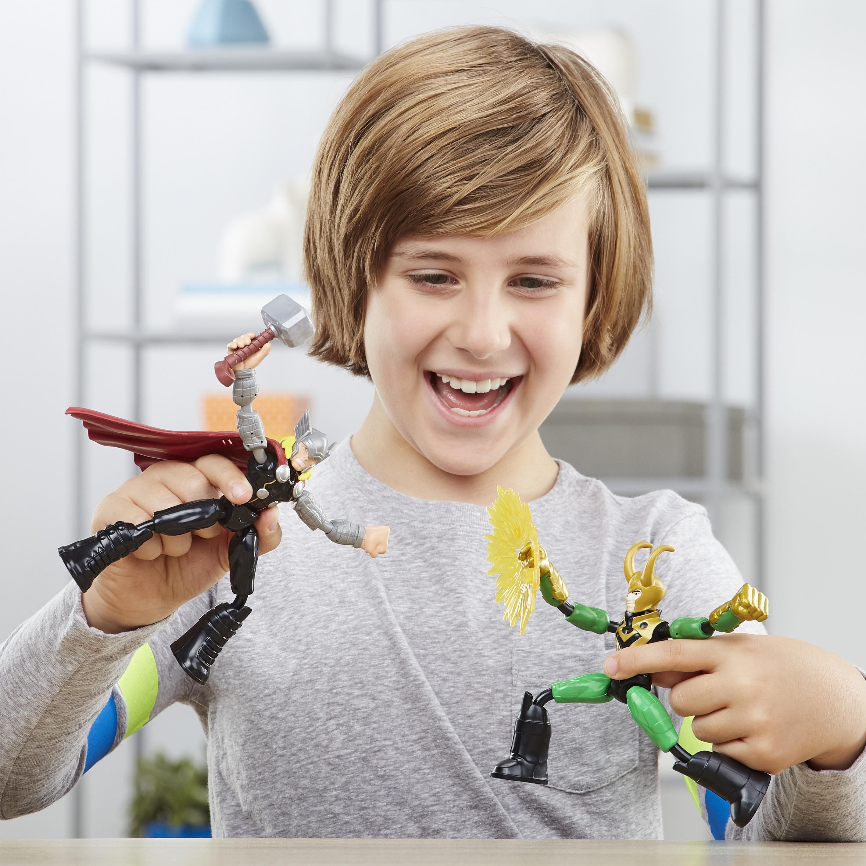 Набір іграшковий: 2 іграшки-фігурки Marvel Avengers героїв фільму Месники, серія Бенді (F0245)фото10