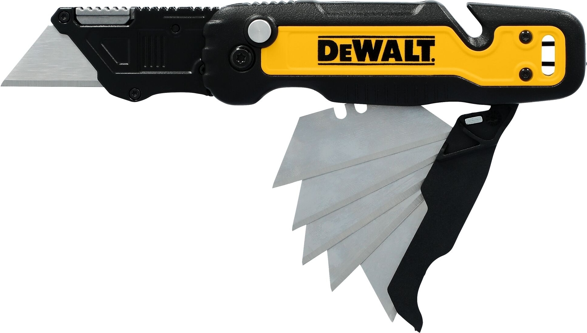 Ніж будівельний трапецієподібний складаний DeWALT, 82мм (DWHT10992-0)фото6