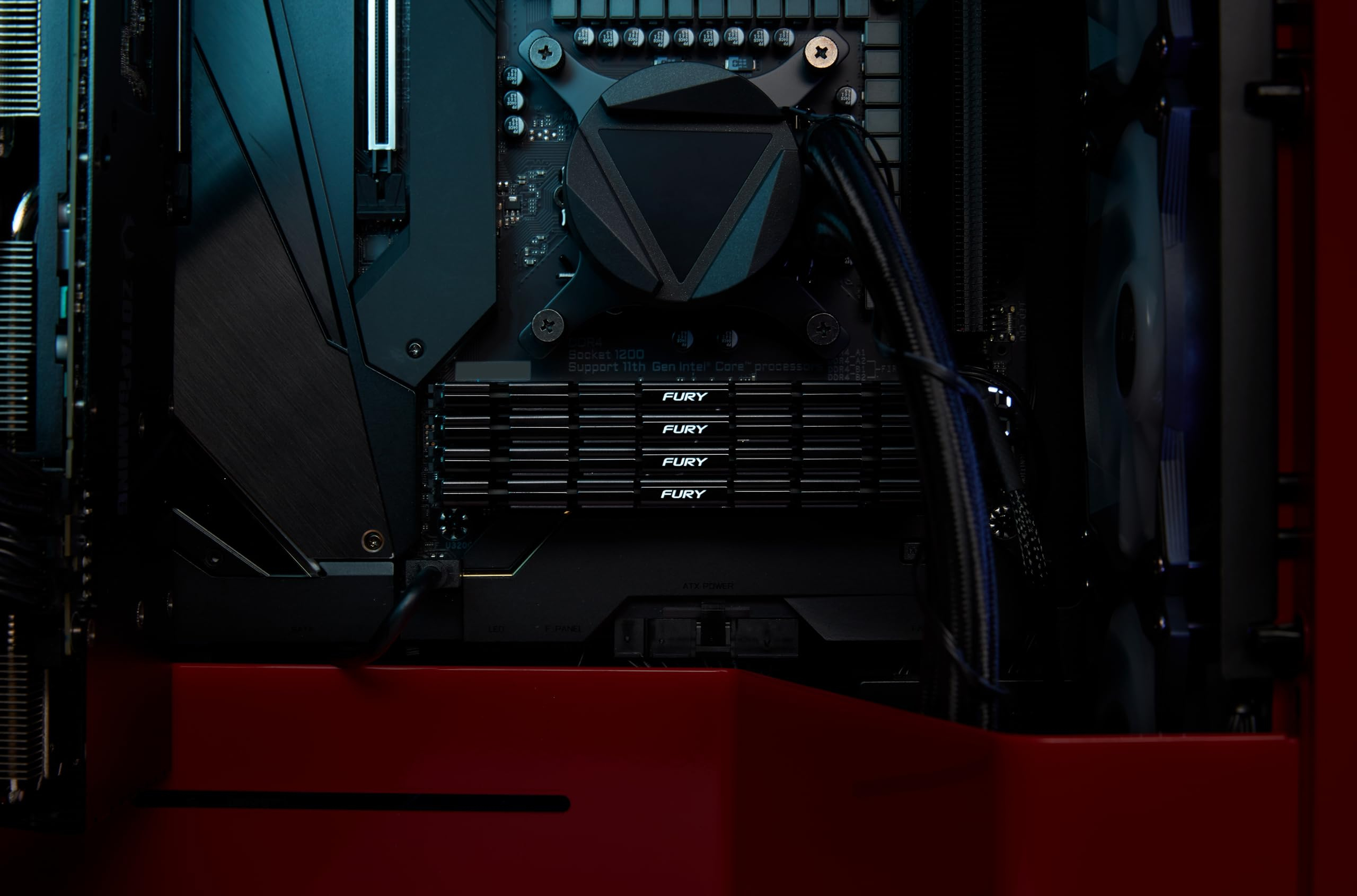 Пам'ять для ПК Kingston DDR4 32GB KIT (16GBx2) 3600 FURY Renegade RGB (KF436C16RB12K2/32)фото6