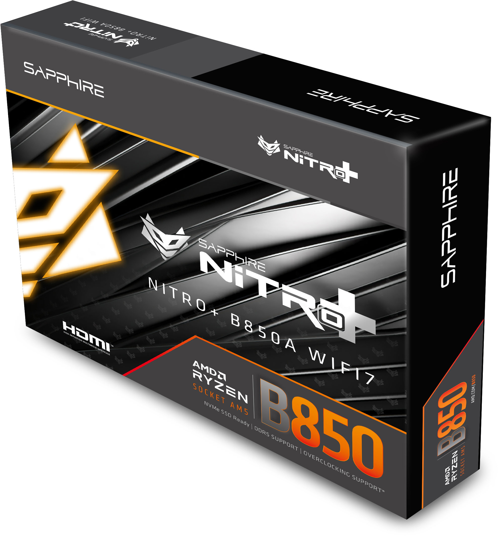 Материнська плата SAPPHIRE NITRO+ B850A WIFI7 (52123-03-40G)фото7