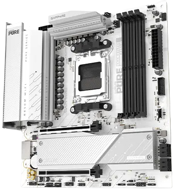 Материнська плата SAPPHIRE PURE B850M WIFI (52123-02-40G)фото