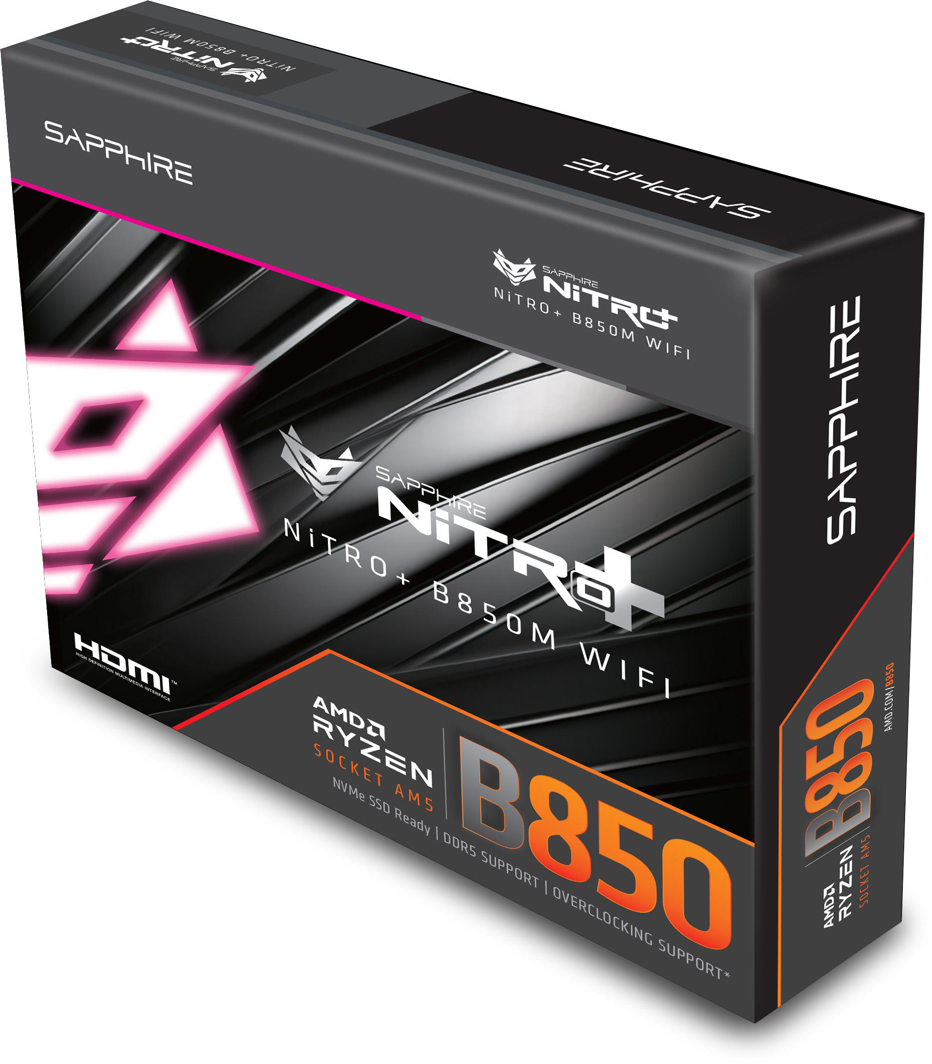 Материнська плата SAPPHIRE NITRO+ B850M WIFI (52123-01-40G)фото7