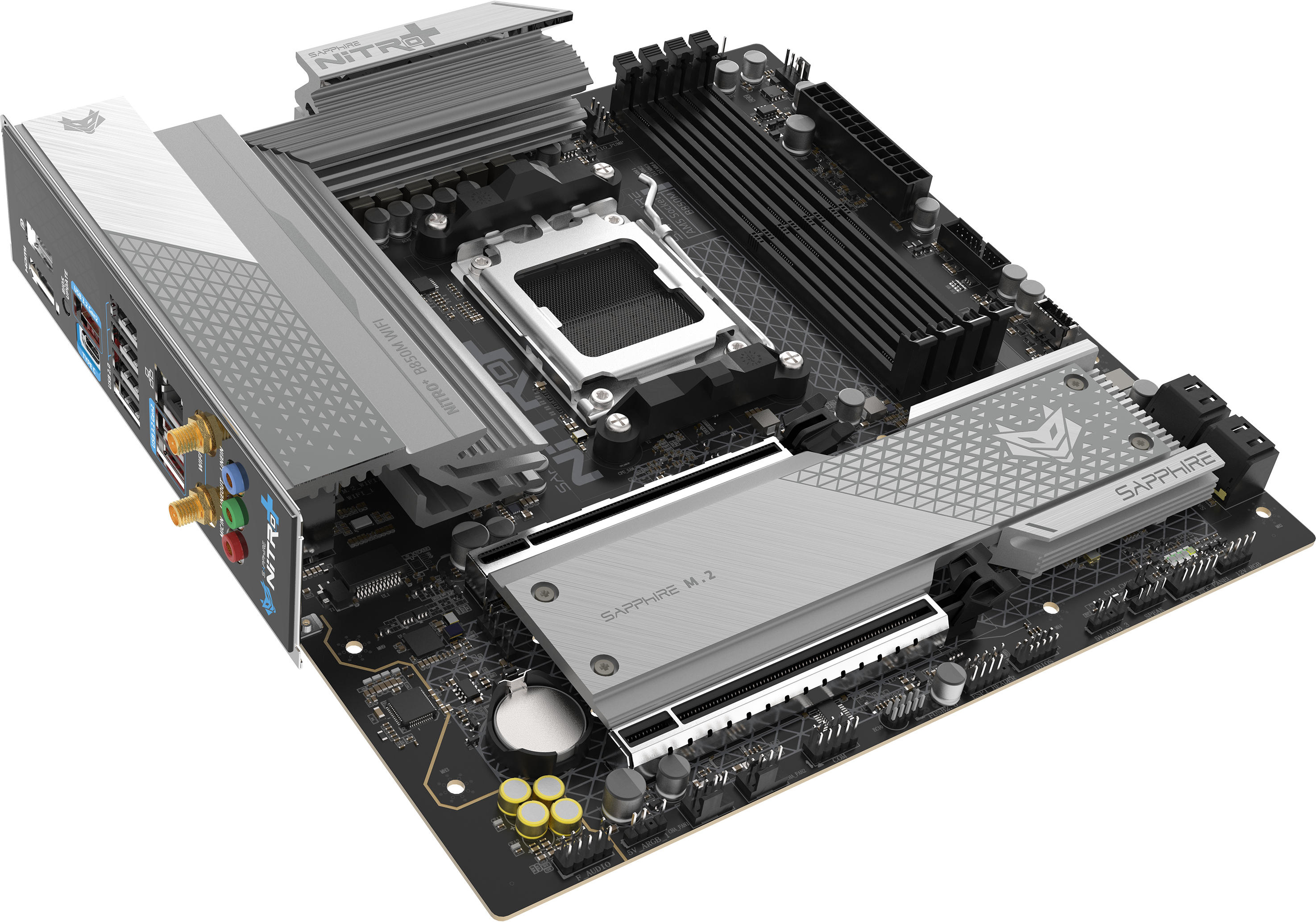Материнська плата SAPPHIRE NITRO+ B850M WIFI (52123-01-40G)фото5