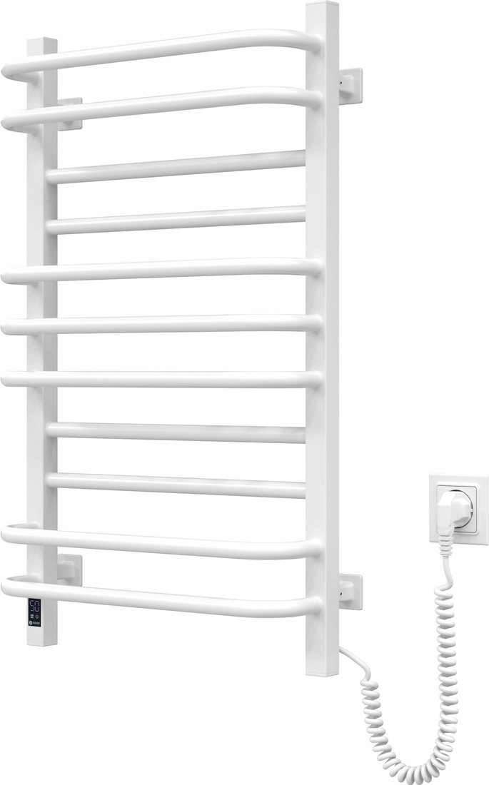 Полотенцесушитель Navin электрический Грандис, 800х480х161мм, белый (12-108053-4880) фото 4