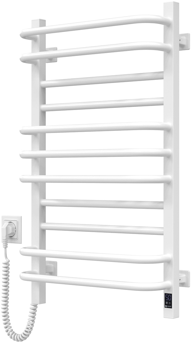 Полотенцесушитель Navin электрический Грандис, 800х480х161мм, белый (12-108153-4880) фото 3