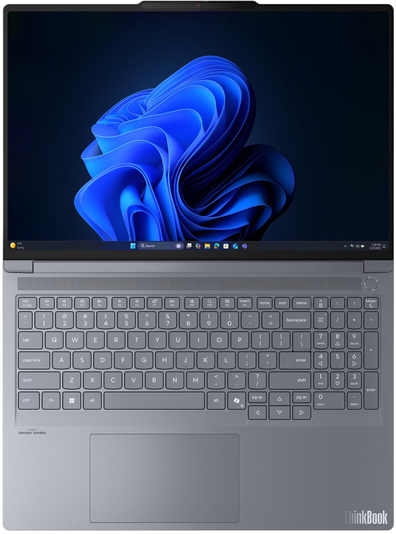 Ноутбук LENOVO ThinkBook 16p G6 IAX Luna Grey (21R0000DRA)фото4