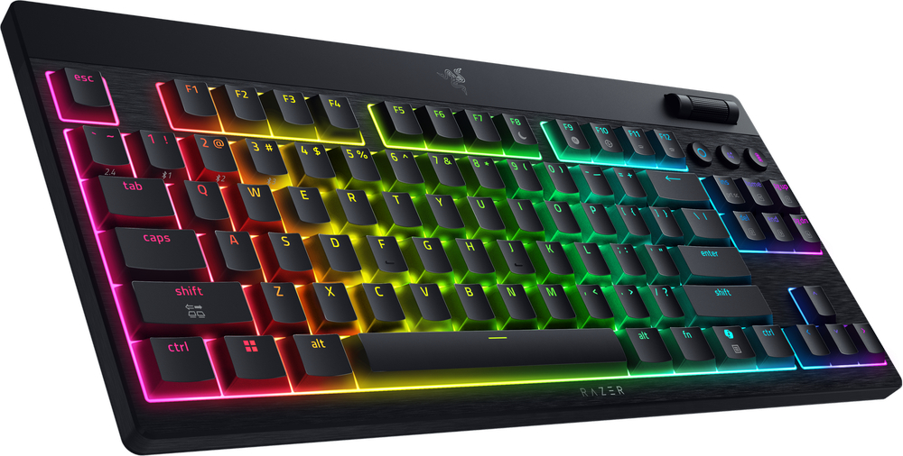 Игровая клавиатура Razer BlackWidow V4 Low-profile HyperSpeed Green Switch (RZ03-05270100-R3M1) фото 