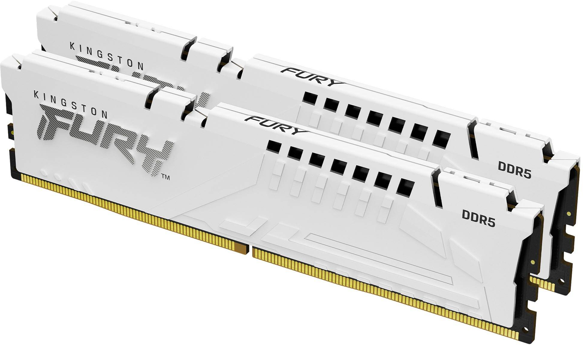 Память для ПК Kingston DDR5 32GB KIT (16GBx2) 5600 FURY Beast White EXPO (KF556C36BWEK2-32) фото 2