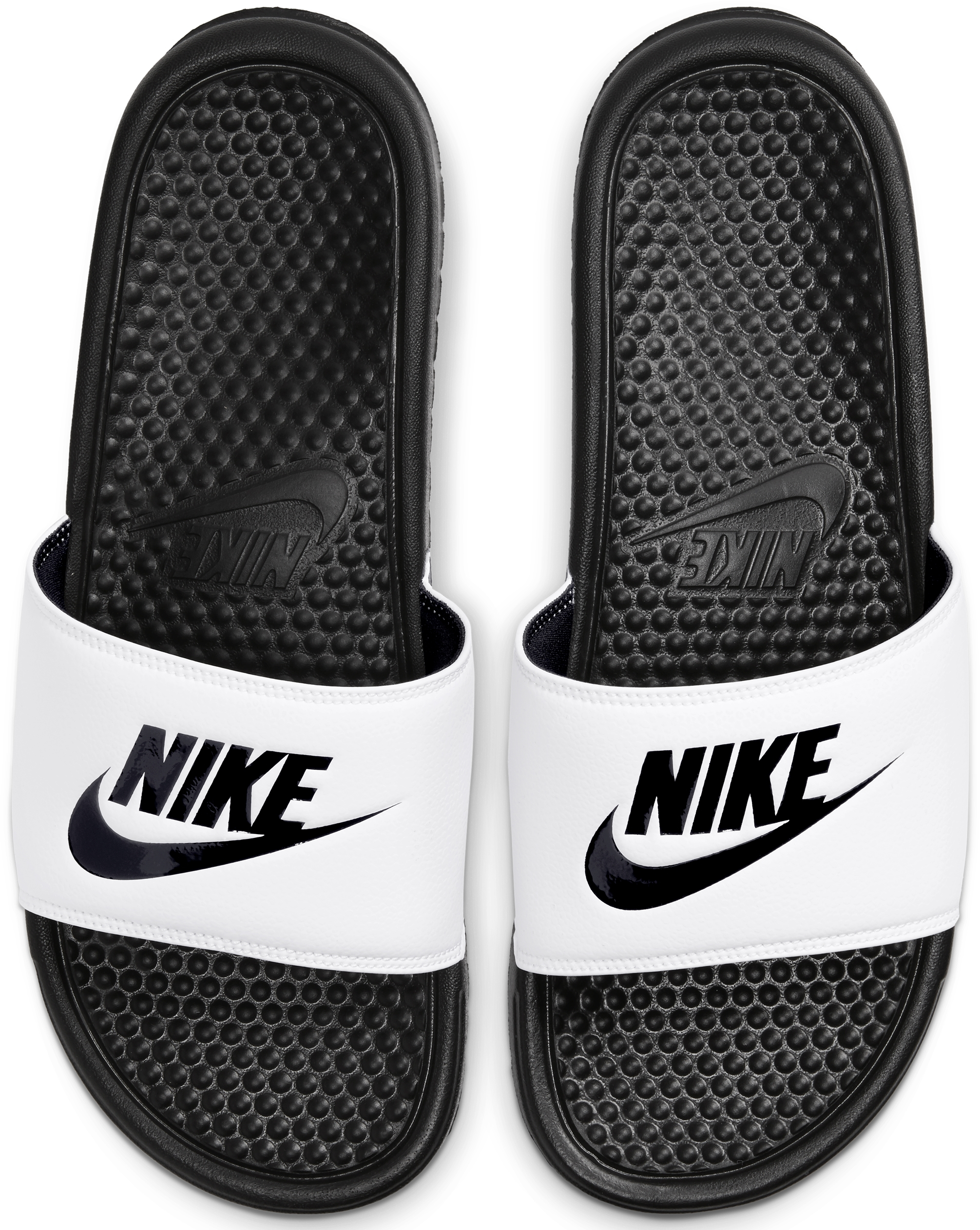 Шлепанцы мужские Nike Benassi Jdi 343880-100 42,5 (9 US) черно-белые фото 3