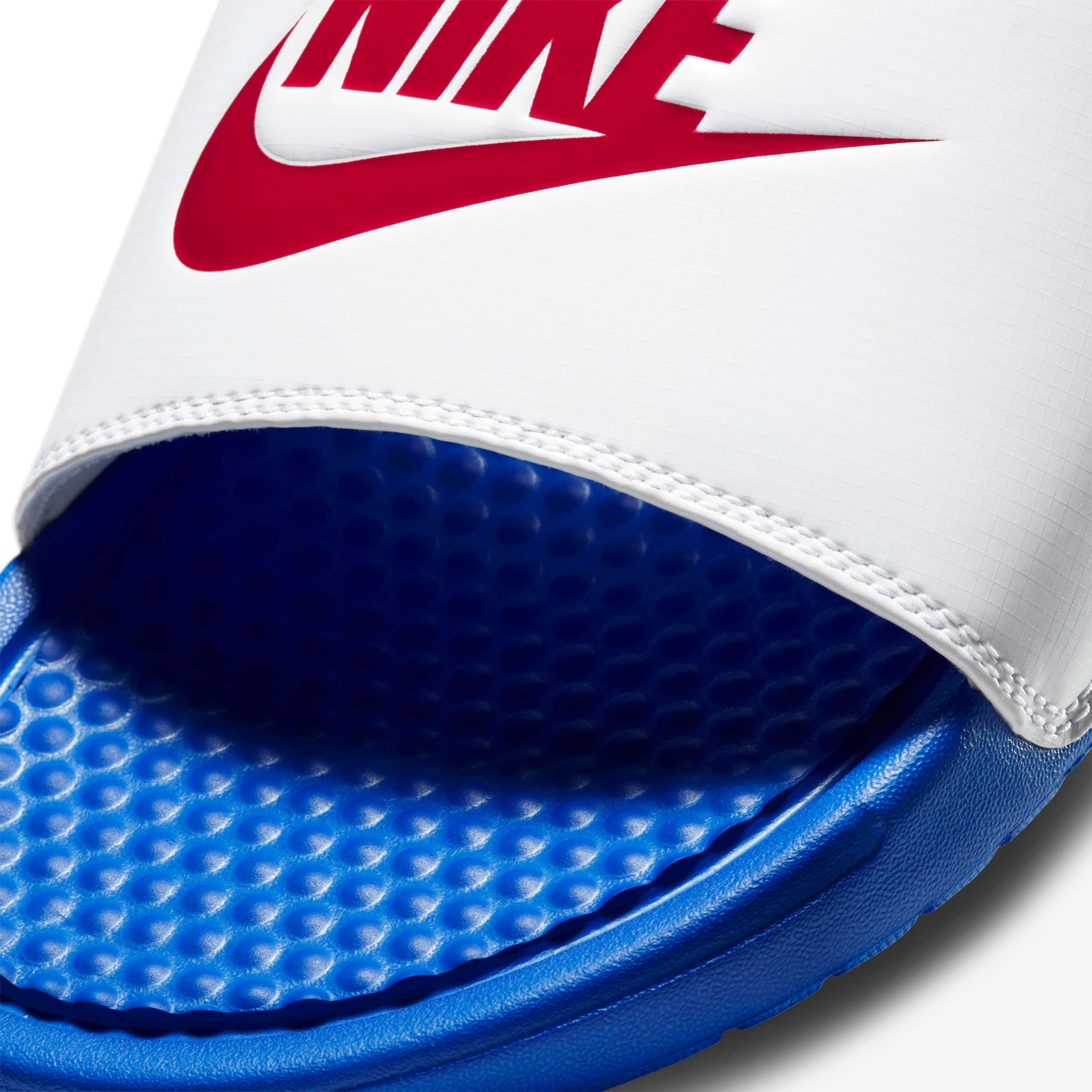 Шлепанцы мужские Nike Benassi Jdi 343880-410 42,5 (9 US) белые/синие фото 5