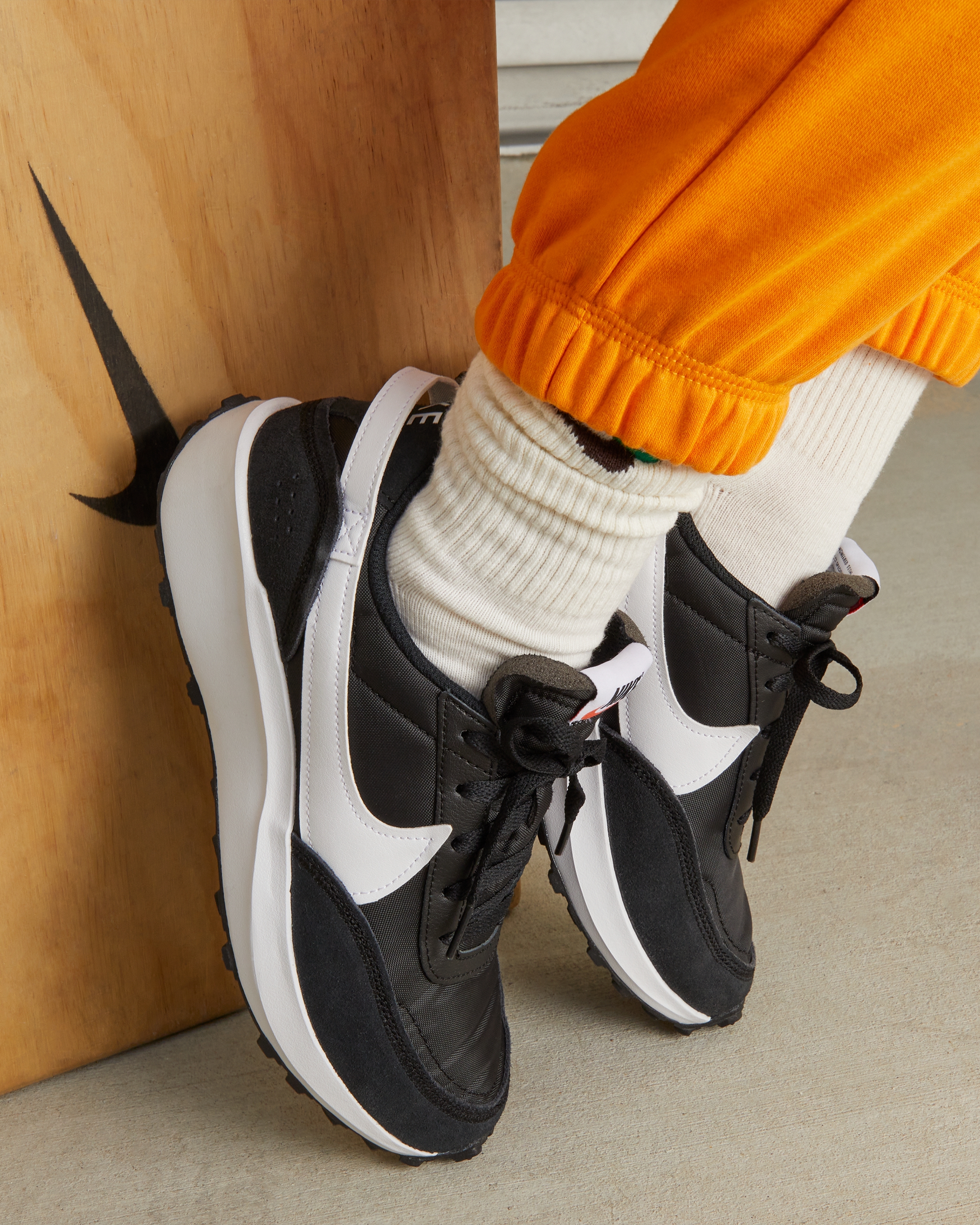 Кроссовки NikeWaffle Debut DH9523-002 38,5 (7,5 US) черные фото 9
