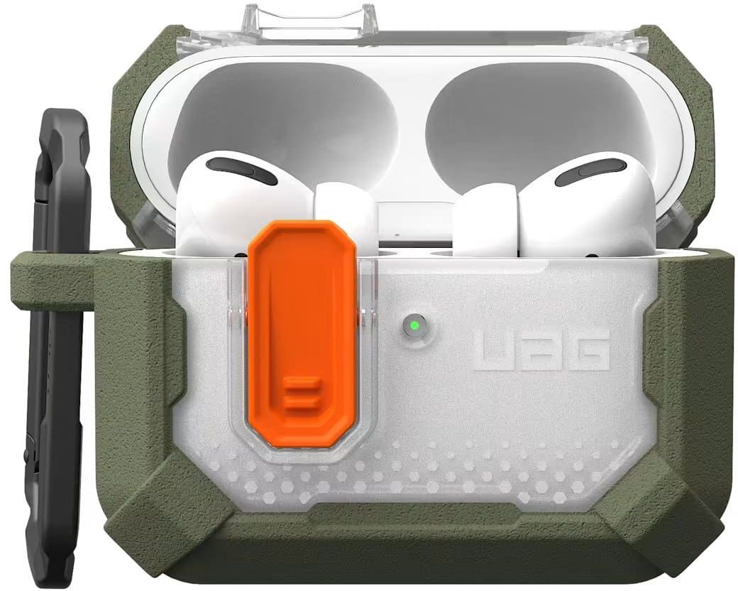 Чехол UAG для AirPods Pro (Gen 3, 2025), Plasma, Olive фото 