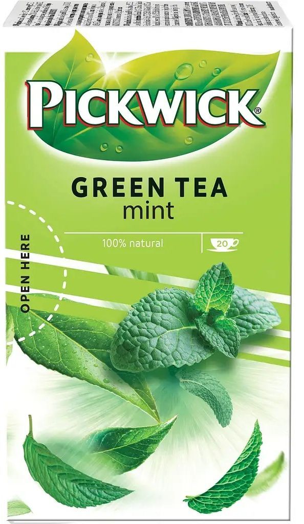 Чай зеленый Pickwick с мятой 40г (20х2г) X12 фото 2