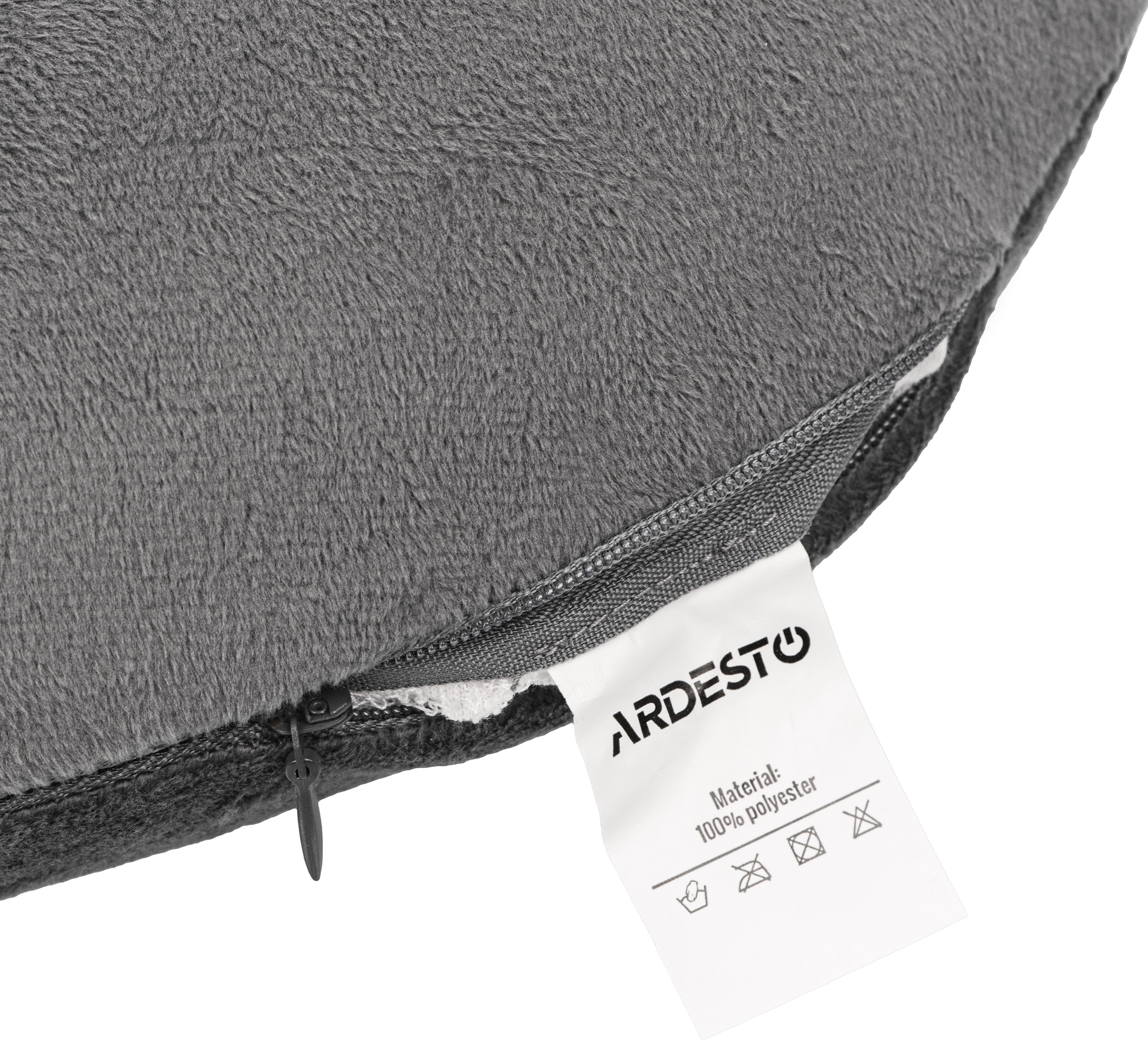 Подушка ортопедична ARDESTO Sleepwell Travel 31х28х10см, для шиї, сірий (ART3128NGP)фото