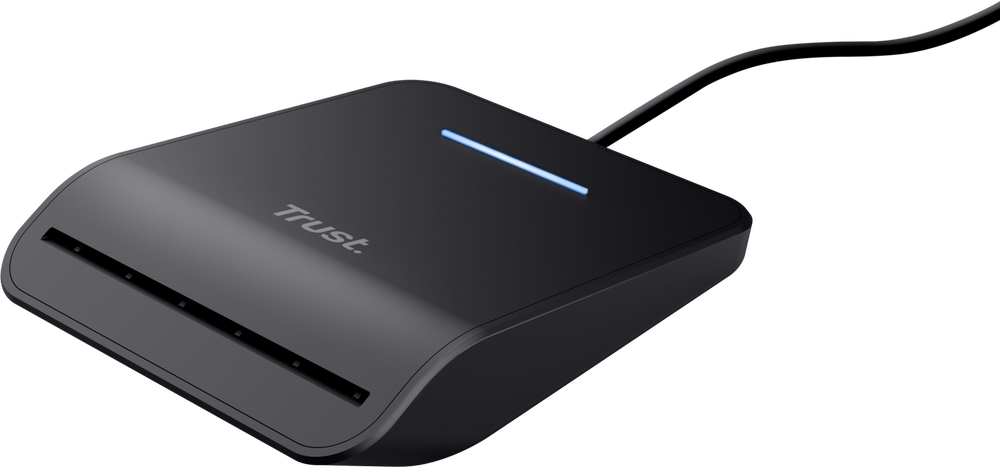 Кардридер Trust Primo Smartcard Reader, USB-C, чорний фото 3