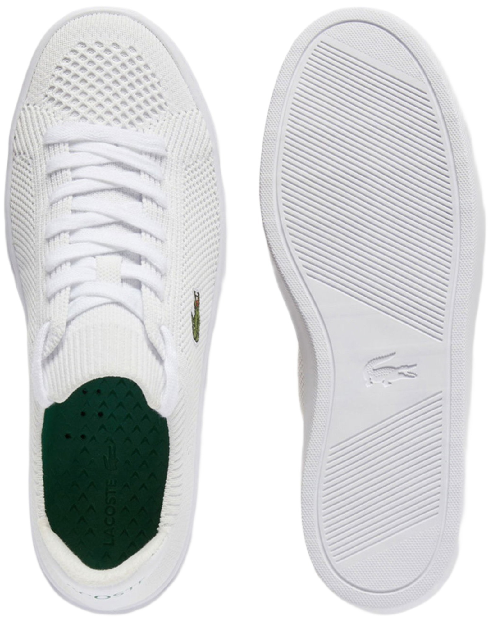 Кеды женские Lacoste La Piquee 749CFA000321G 37.5 (4.5 UK) белые фото 3
