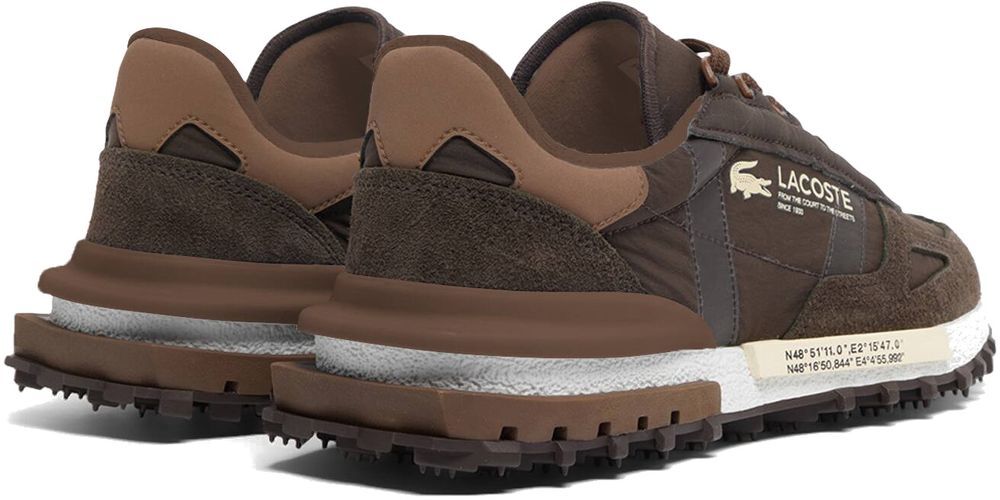 Кроссовки мужские Lacoste Elite Active 751SMA0042DB2 42.5 (8.5 UK) коричневые фото 3