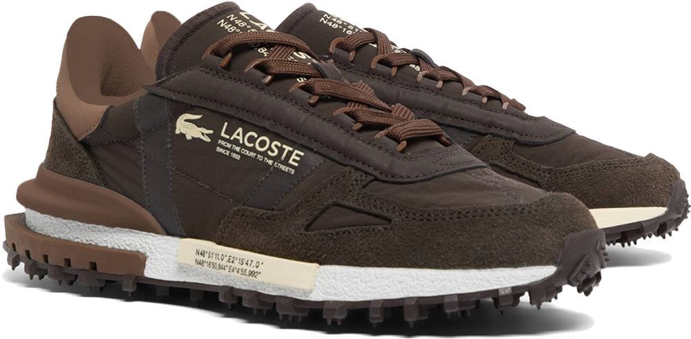 Кроссовки мужские Lacoste Elite Active 751SMA0042DB2 44 (9.5 UK) коричневые фото 2