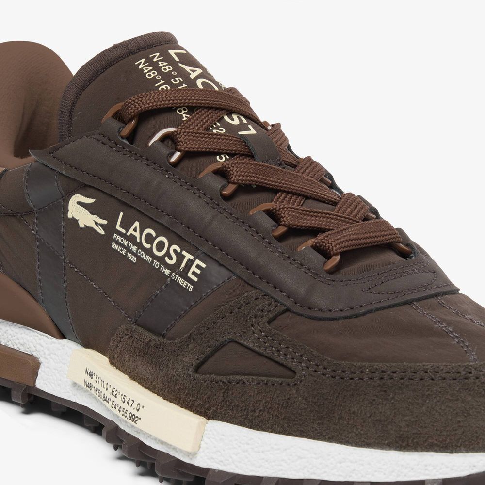 Кроссовки мужские Lacoste Elite Active 751SMA0042DB2 45 (10.5 UK) коричневые фото 6