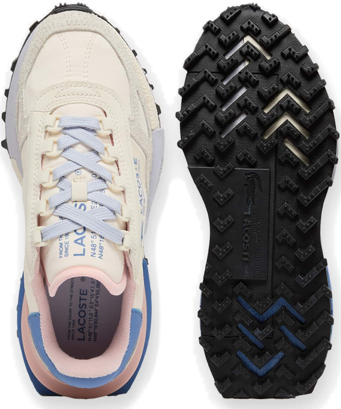 Кроссовки женские Lacoste Elite Active 751SFA0055ARK 37 (4 UK) молочные фото 4