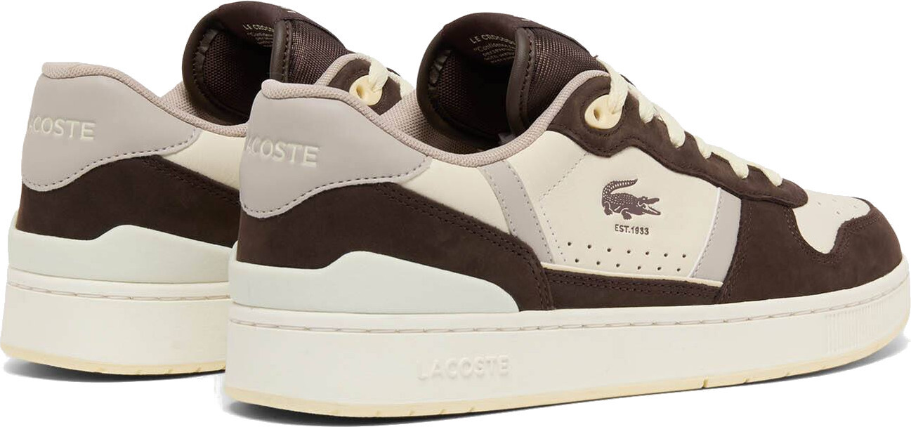 Кеди чоловічі Lacoste T-Clip 751SMA01002G3 41 (7.5 UK) коричневіфото3