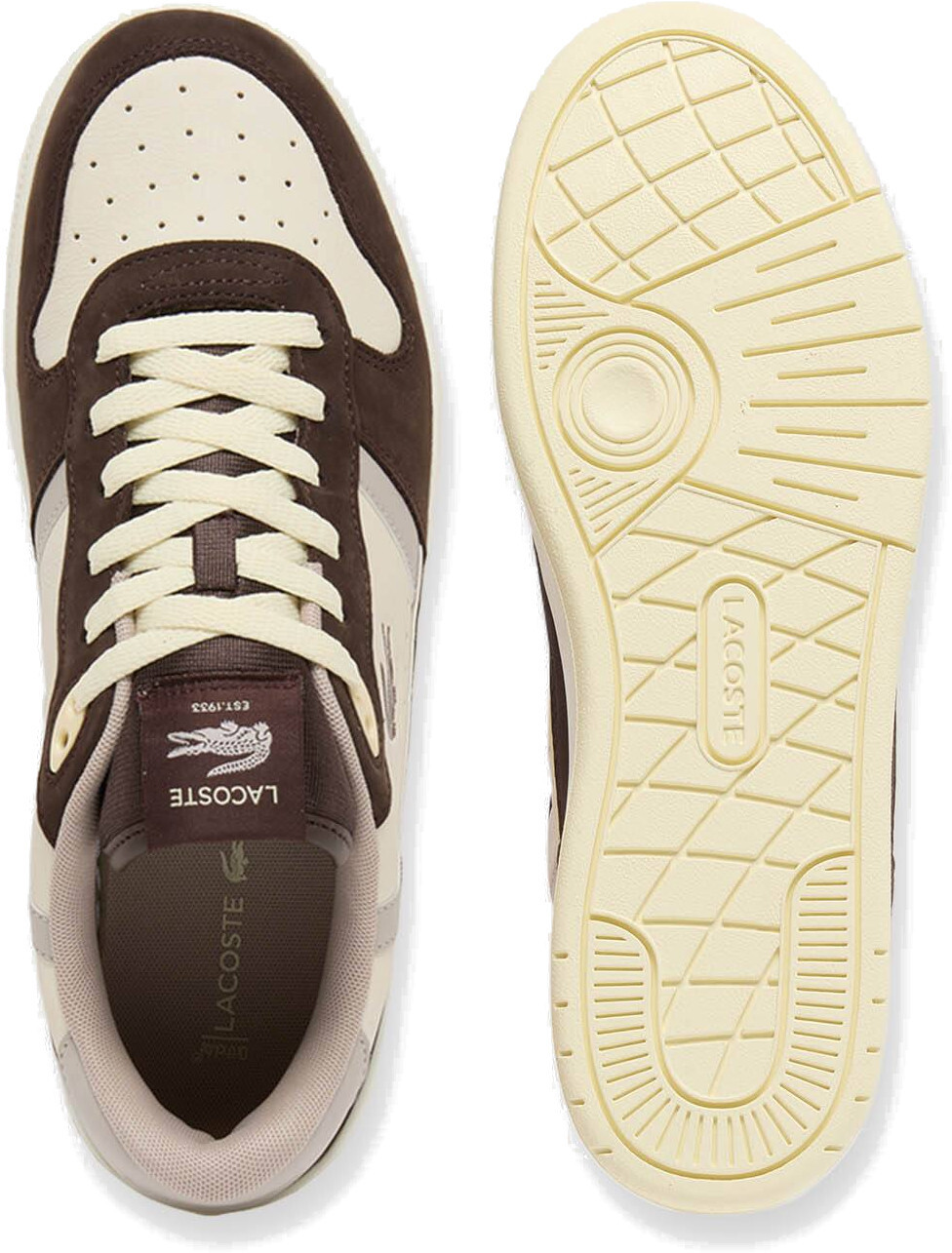 Кеди чоловічі Lacoste T-Clip 751SMA01002G3 45 (10.5 UK) коричневіфото5