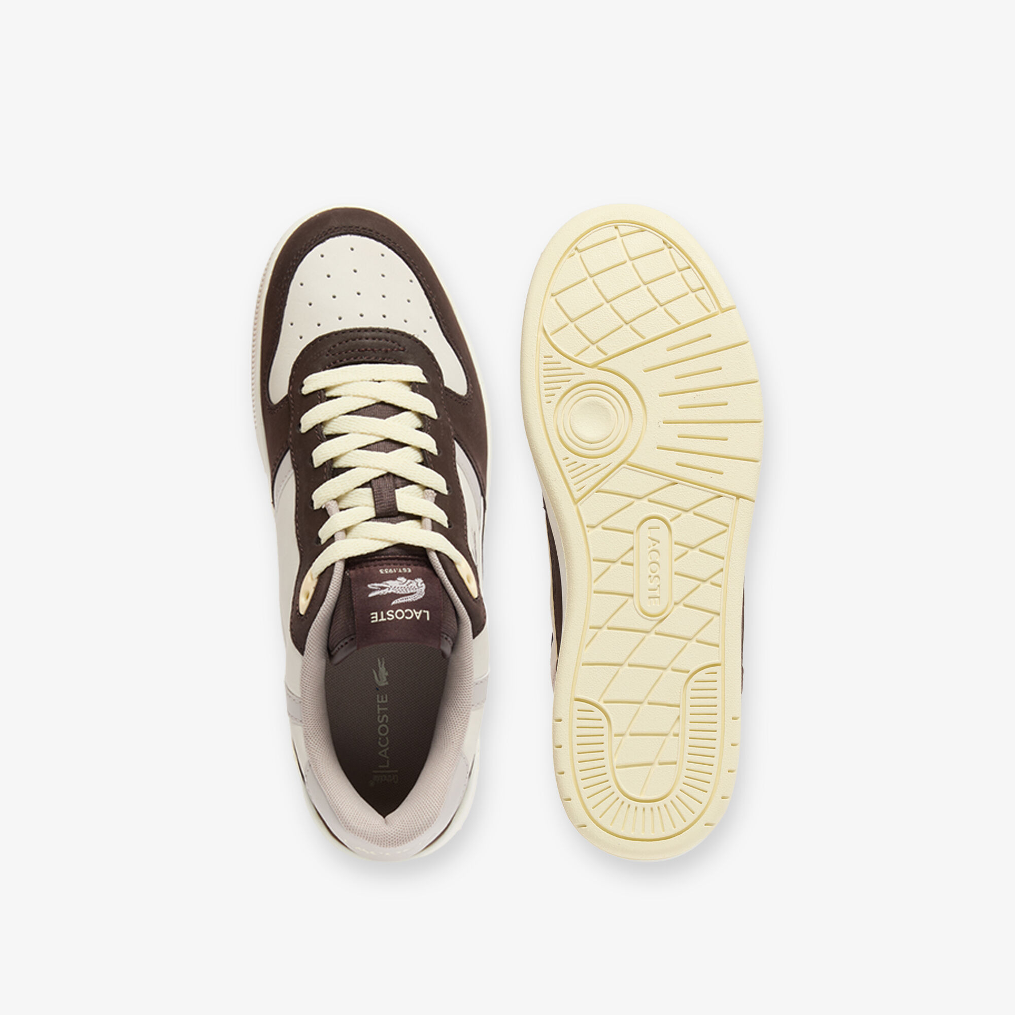 Кеды мужские Lacoste T-Clip 751SMA01002G3 45 (10.5 UK) коричневые фото 