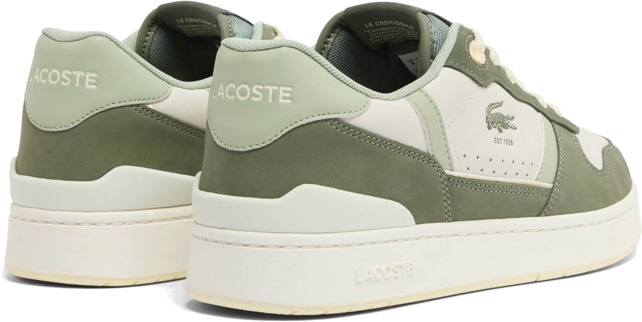 Кеды мужские Lacoste T-Clip 751SMA0100KD2 41 (7.5 UK) хаки фото 