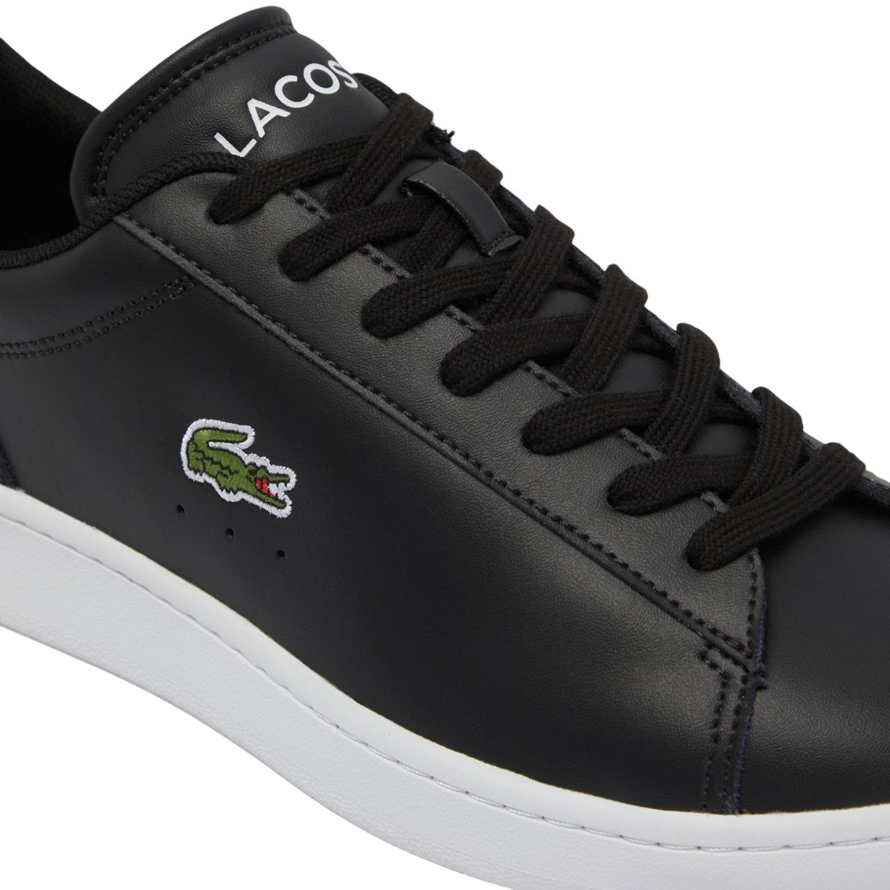 Кеды мужские Lacoste Carnaby 748SMA0011312 41 (7.5 UK) черные фото 