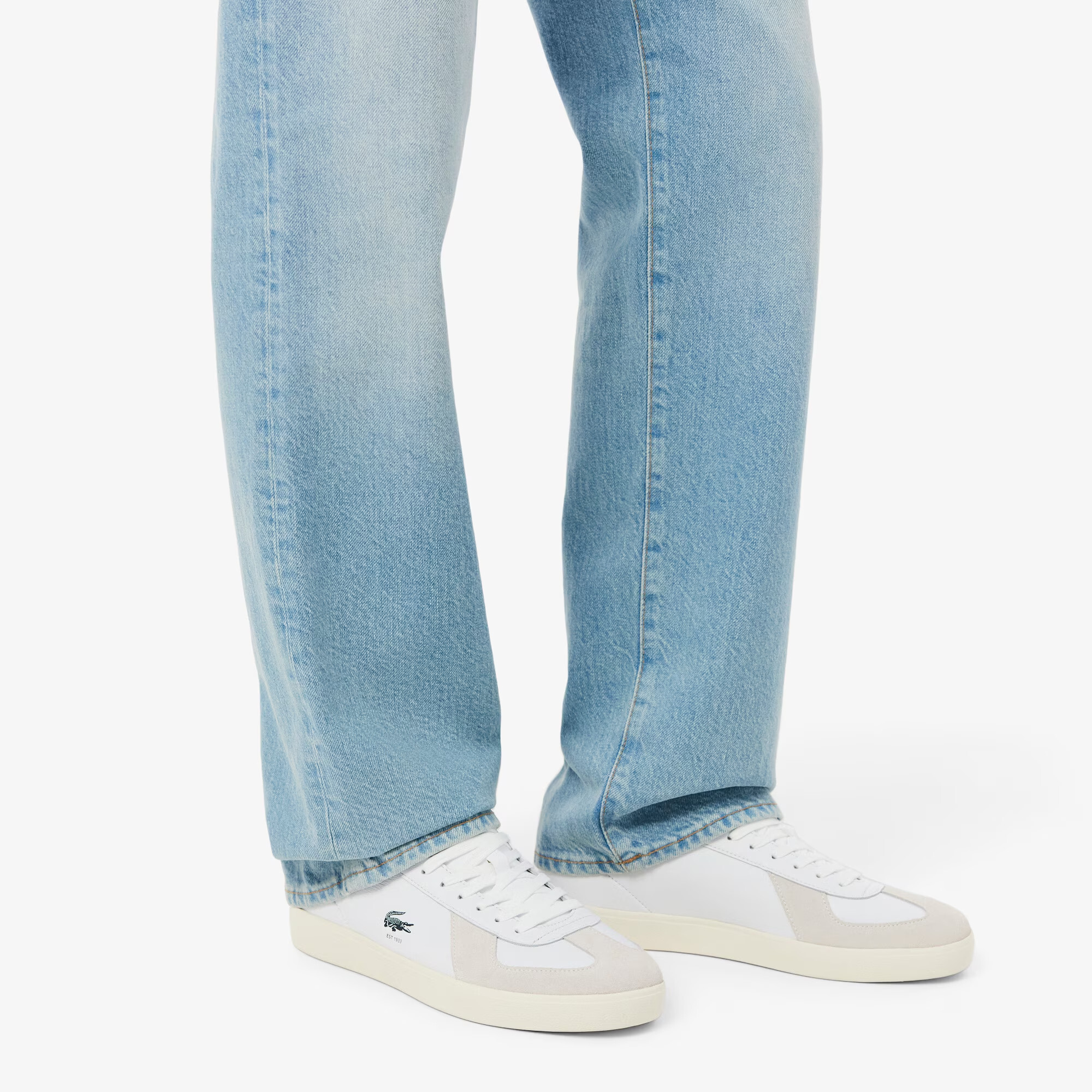 Кеды мужские Lacoste Baseshot Pro Leather Sneakers 750SMA0040-042 44.5 (10 UK) белые фото 7