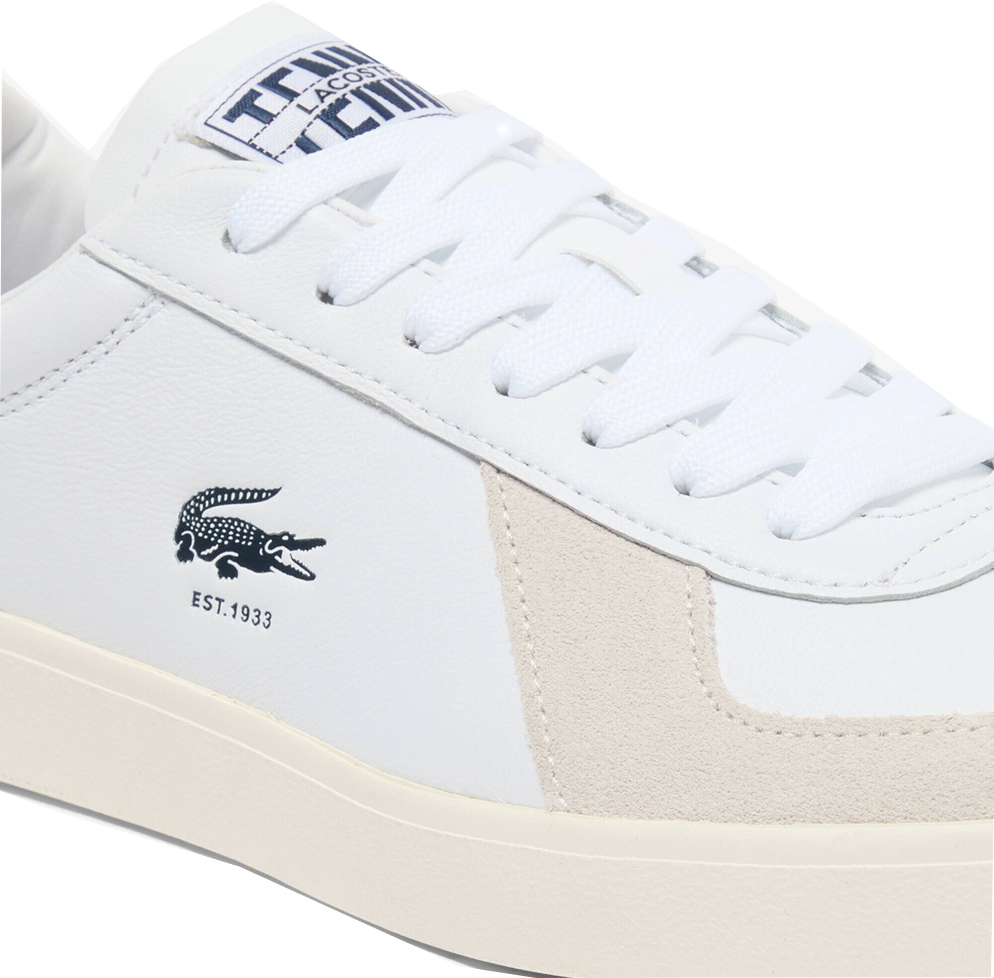 Кеды мужские Lacoste Baseshot Pro Leather Sneakers 750SMA0040-042 44.5 (10 UK) белые фото 